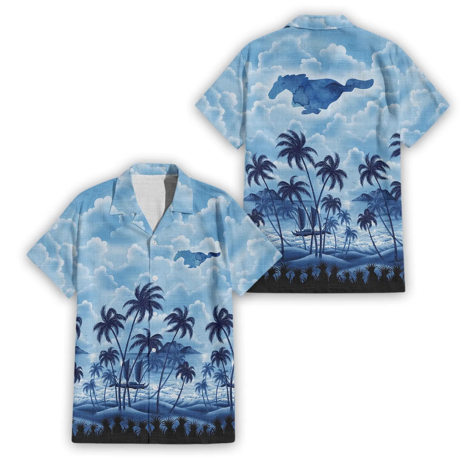Ford Mustang Premium Hawaiian Shirt SHW018