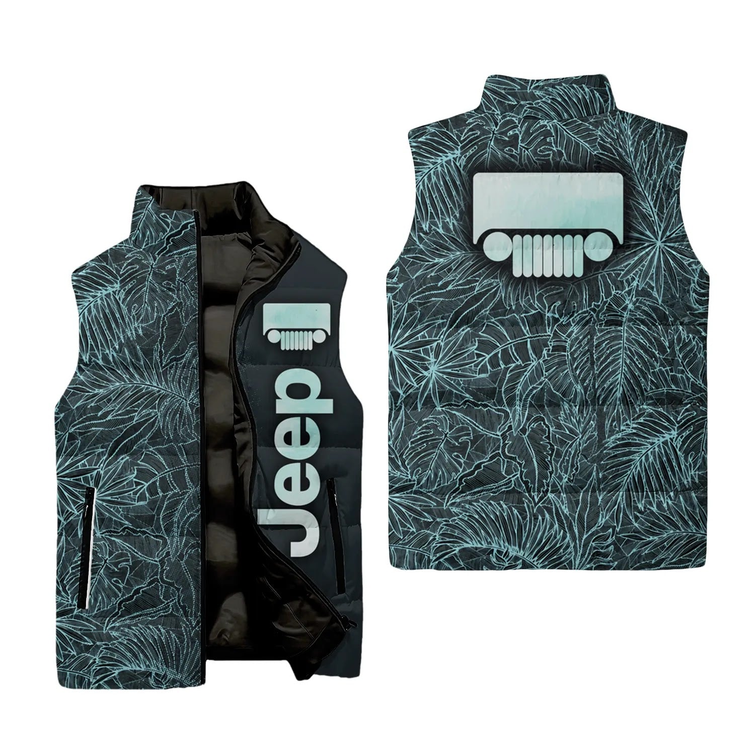 Jeep Sleeveless Puffer Jacket SHW008