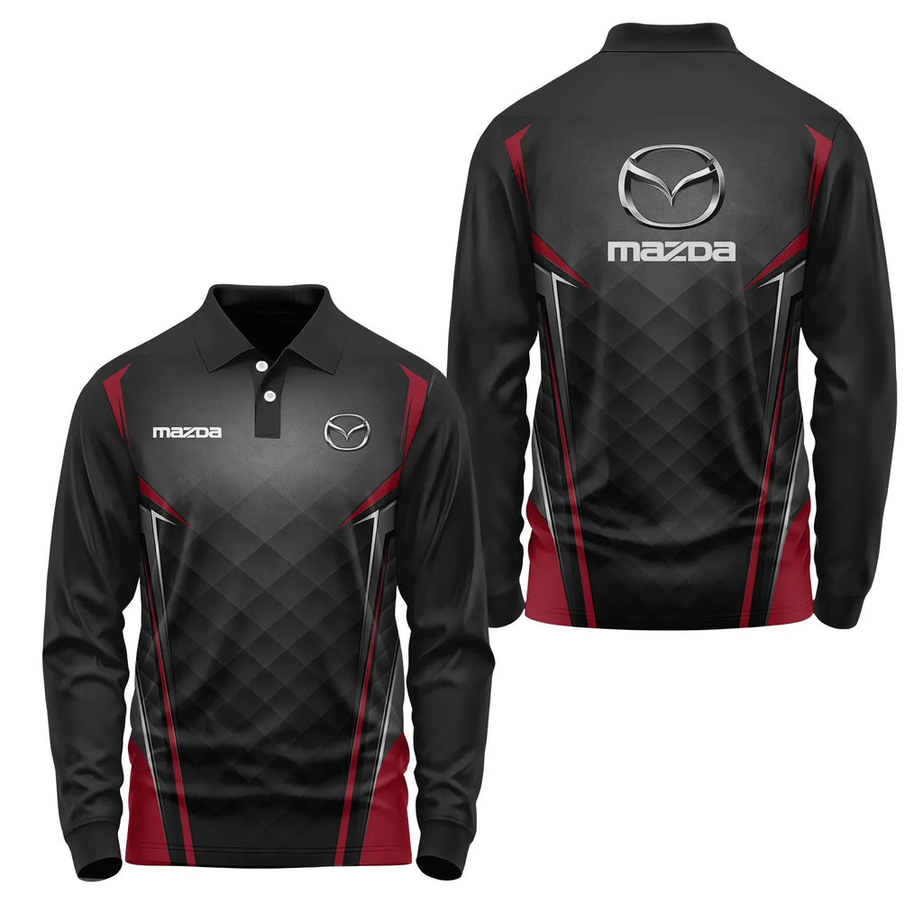Mazda Long Sleeve Polo SC074