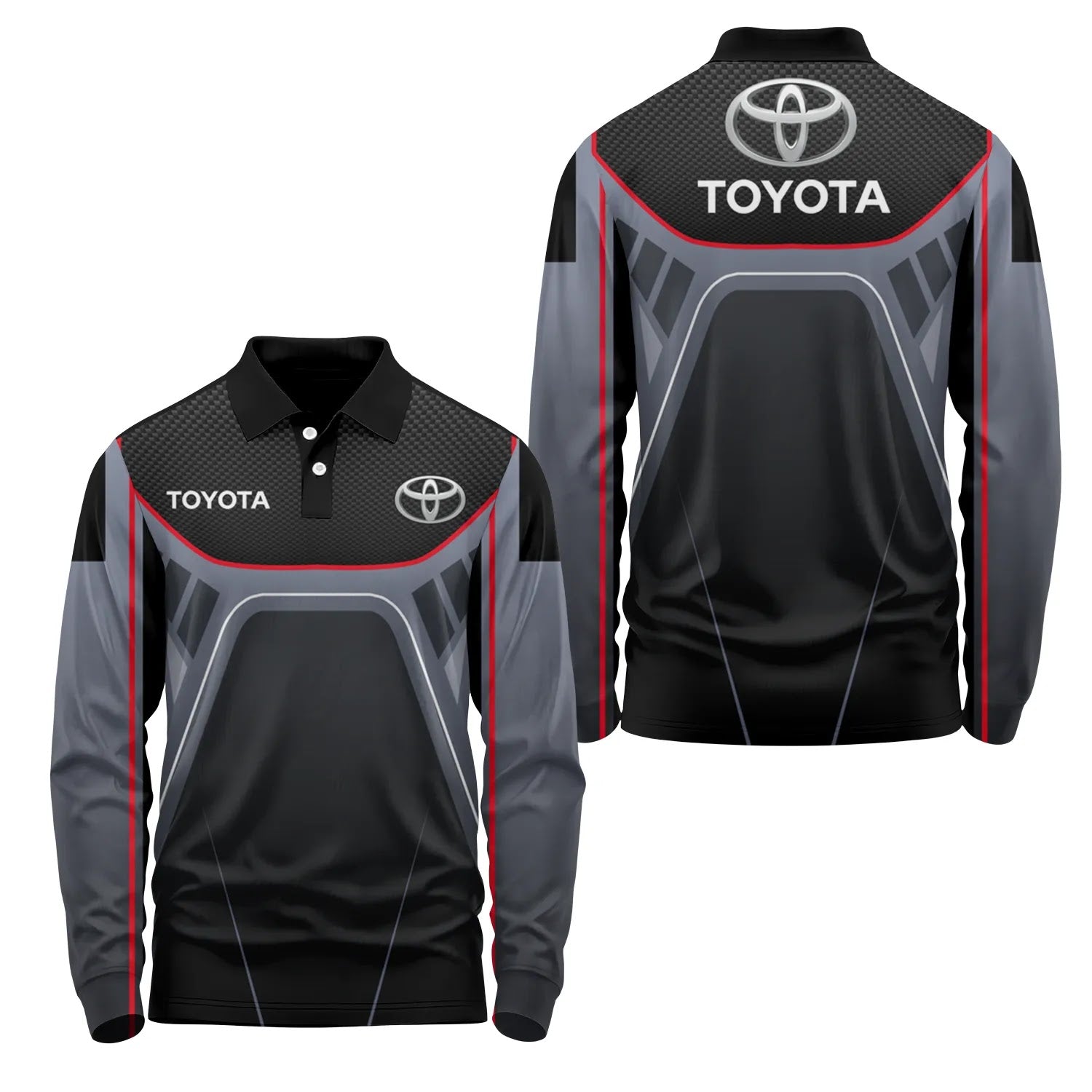 Toyota Long Sleeve Polo SC088
