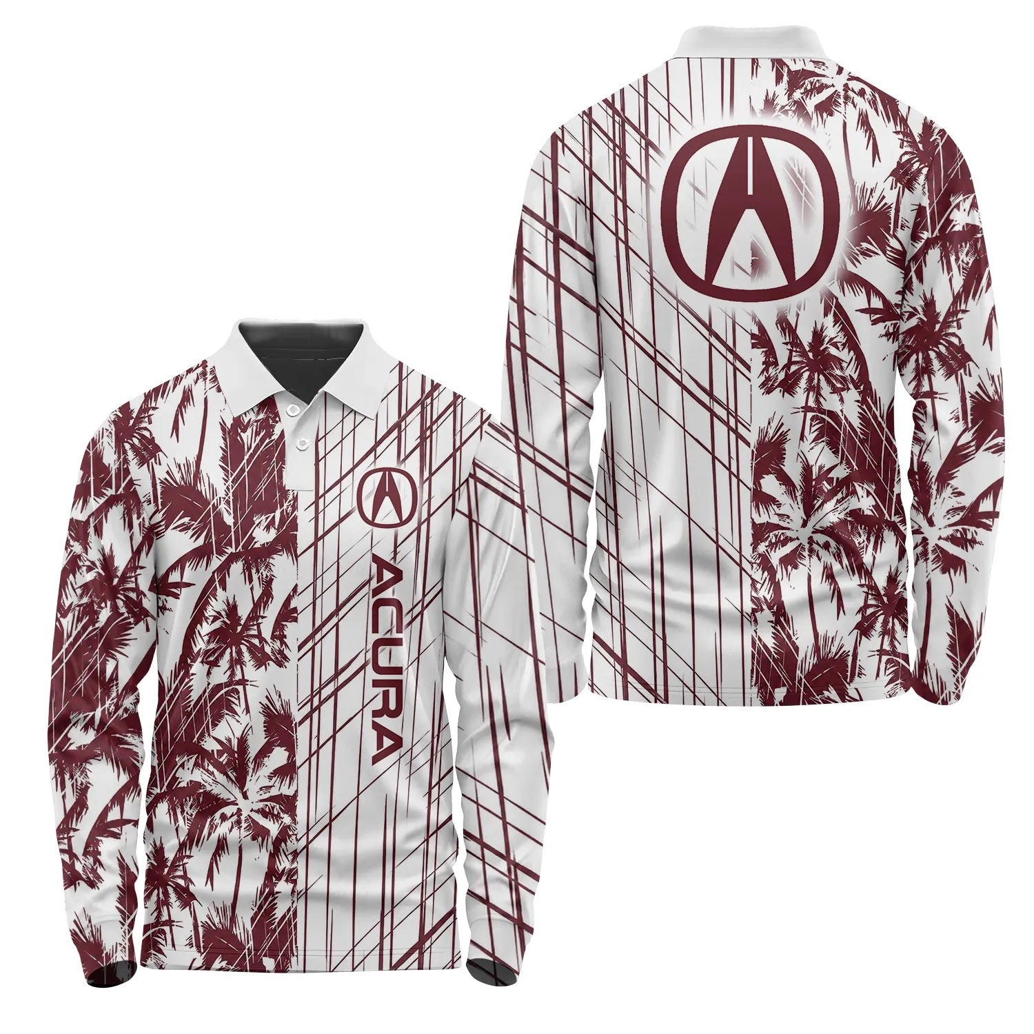 Acura Long Sleeve Polo SHW041