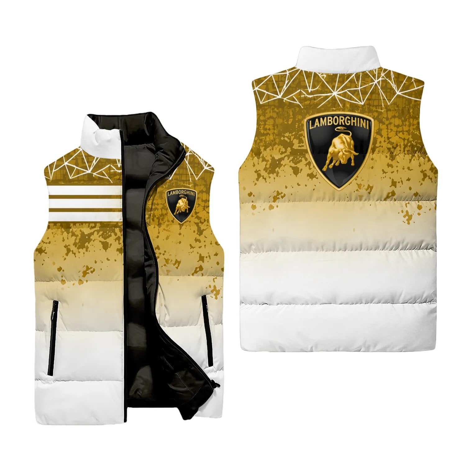 Lamborghini Sleeveless Puffer Jacket SC097
