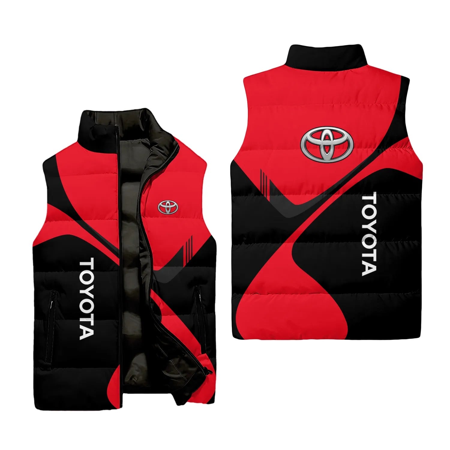 Toyota Sleeveless Puffer Jacket SC058