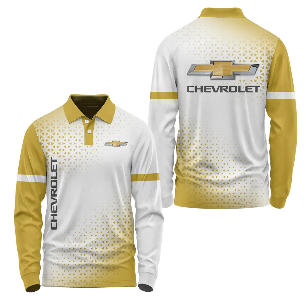 Chevrolet Long Sleeve Polo SC079