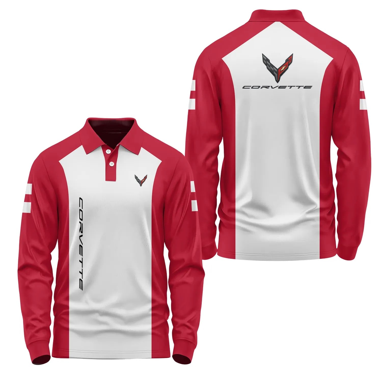 Corvette Long Sleeve Polo SC078