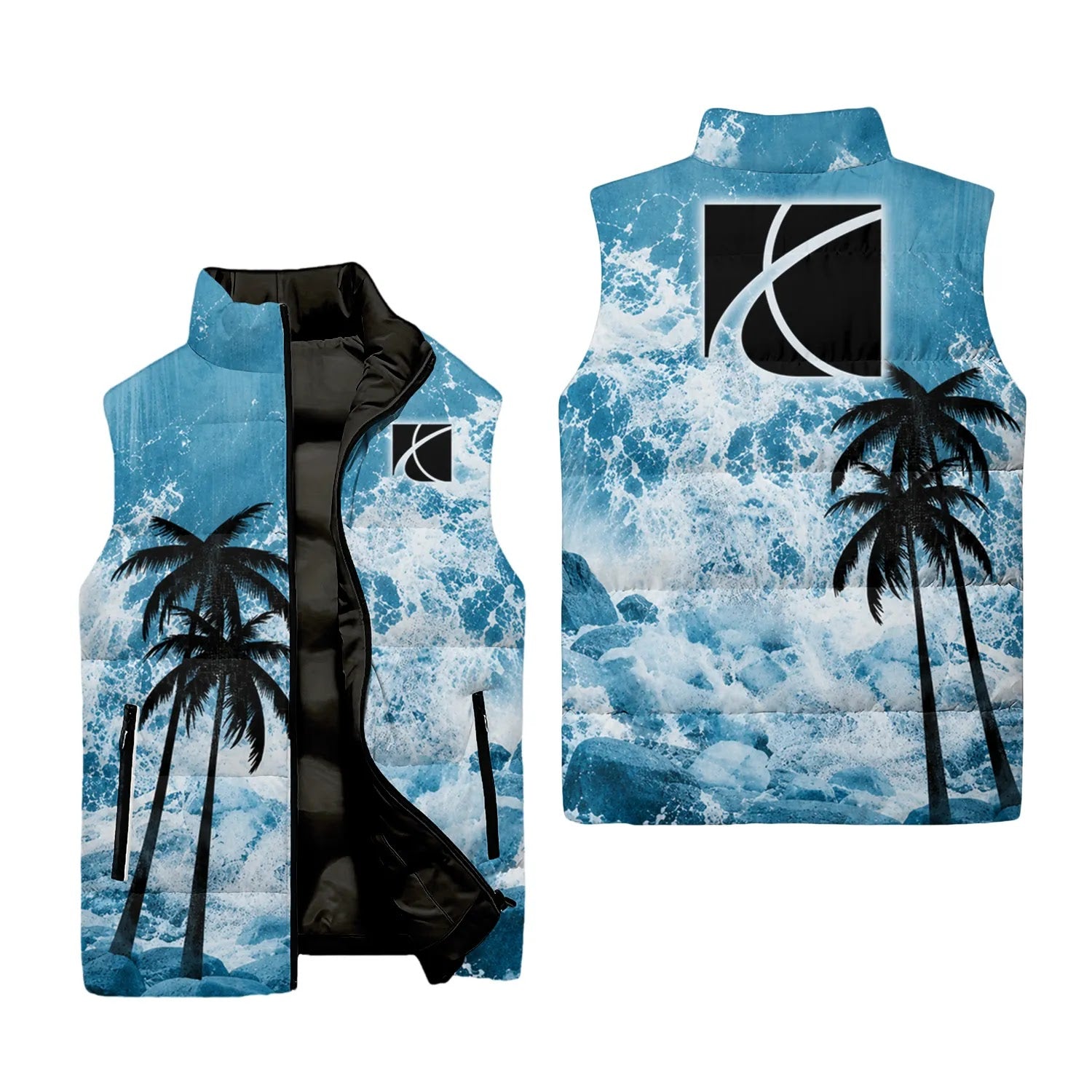 Saturn Sleeveless Puffer Jacket SHW052