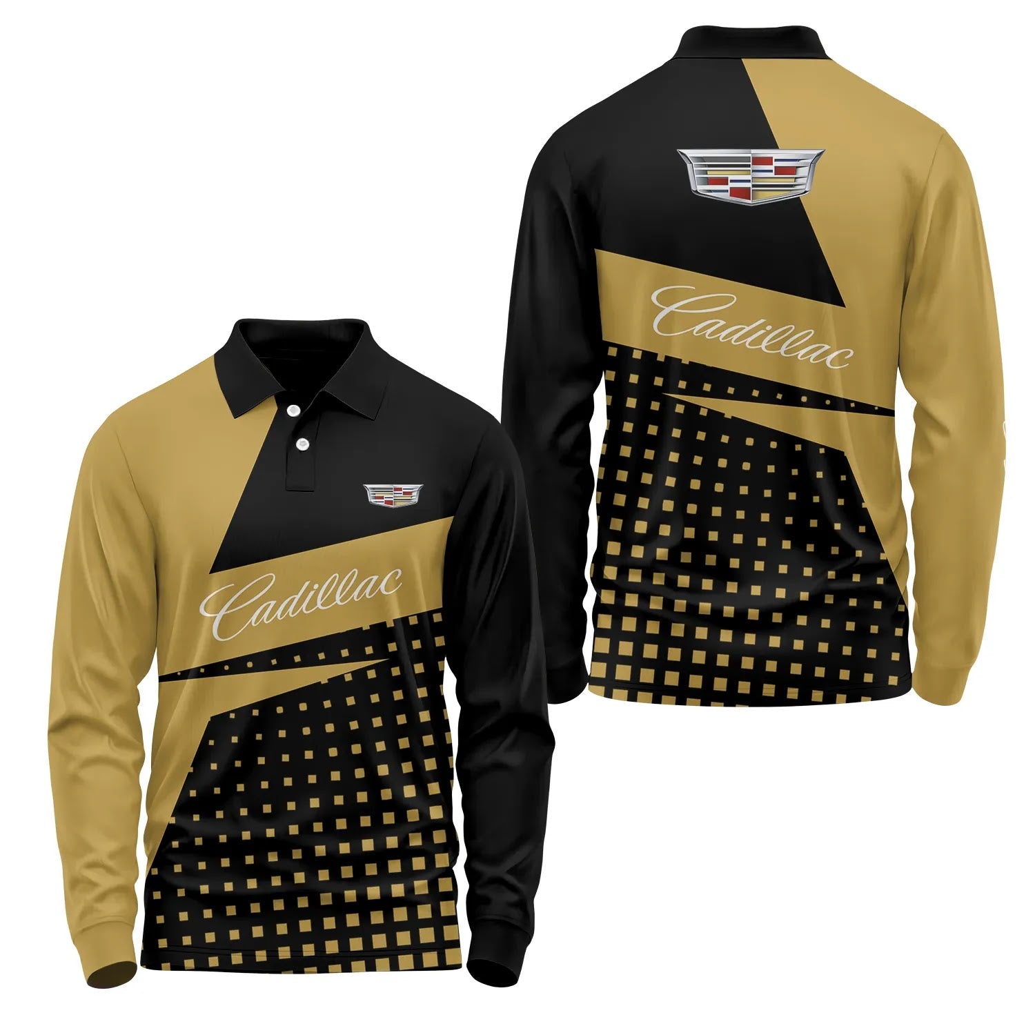 Cadillac Long Sleeve Polo SC083