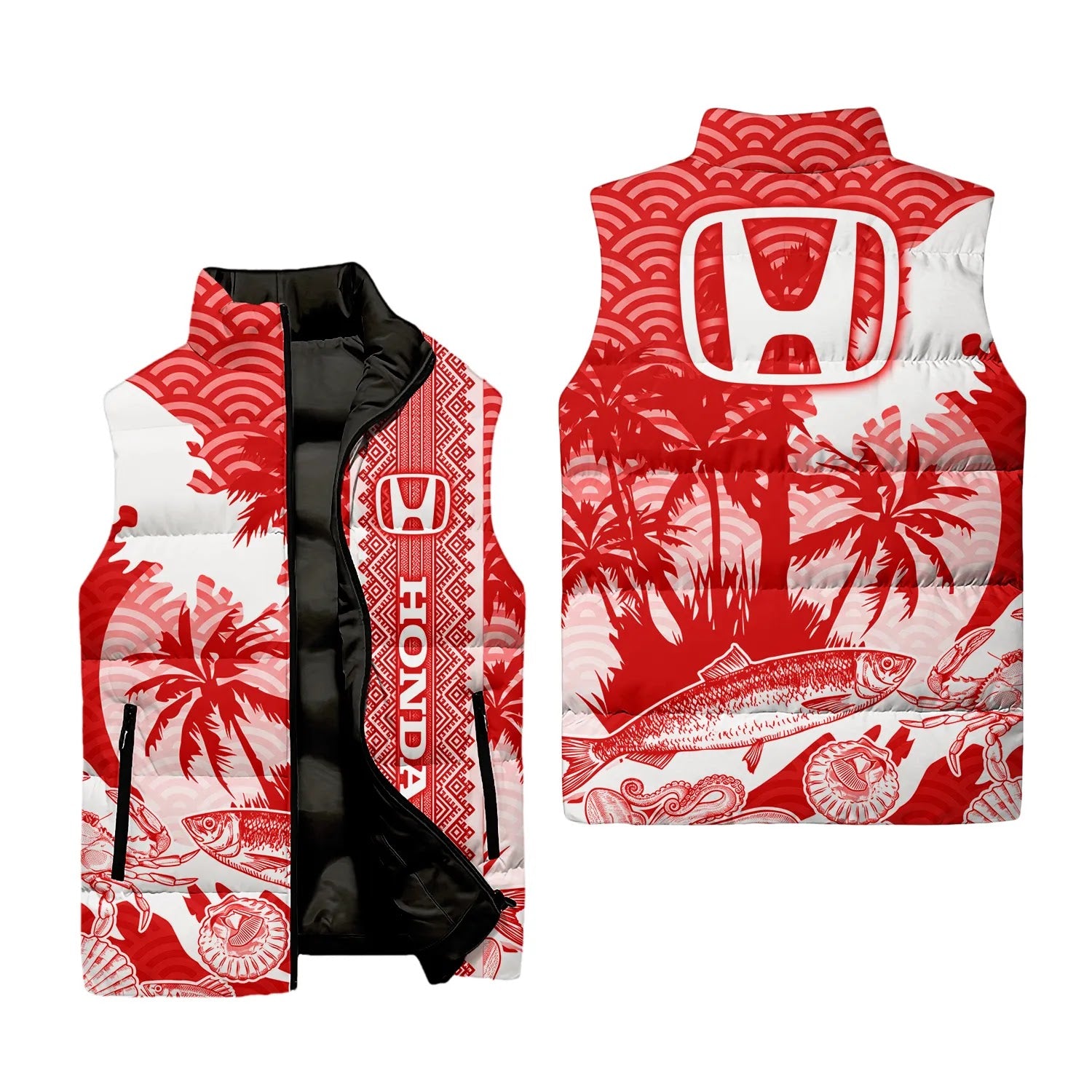 Honda Sleeveless Puffer Jacket SHW038