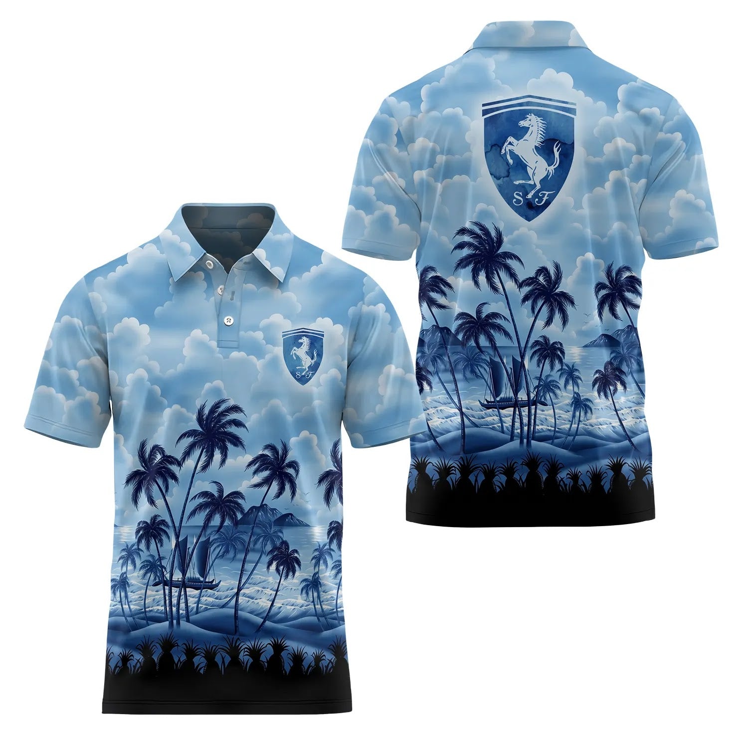 Ferrari Short Sleeve Polo SHW018