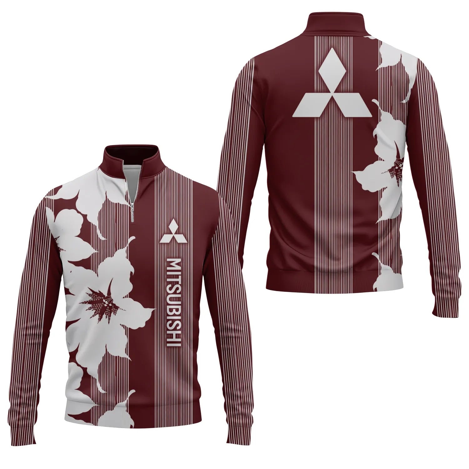 Mitsubishi Quarter-zip Pullover SHW039