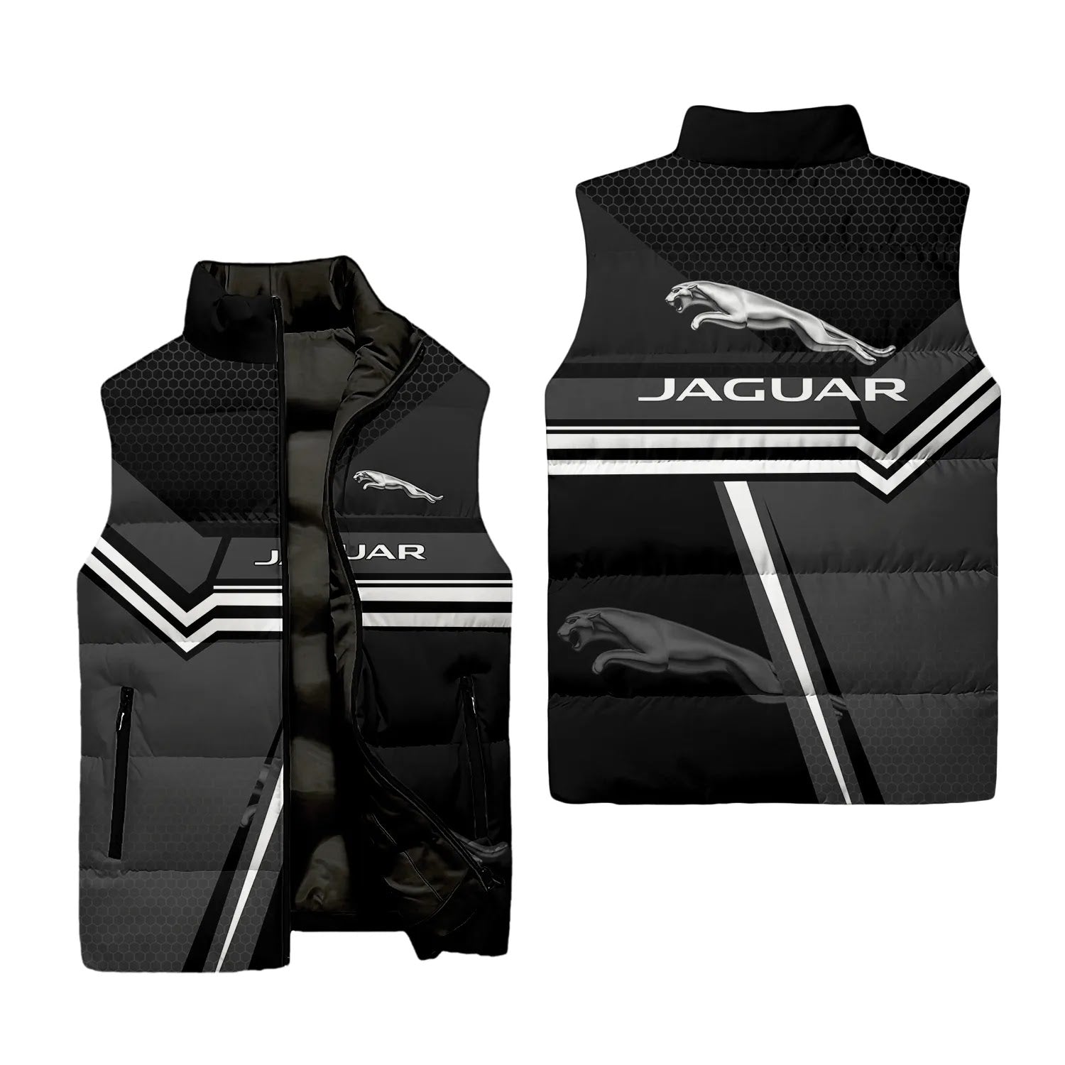Jaguar Sleeveless Puffer Jacket SC071