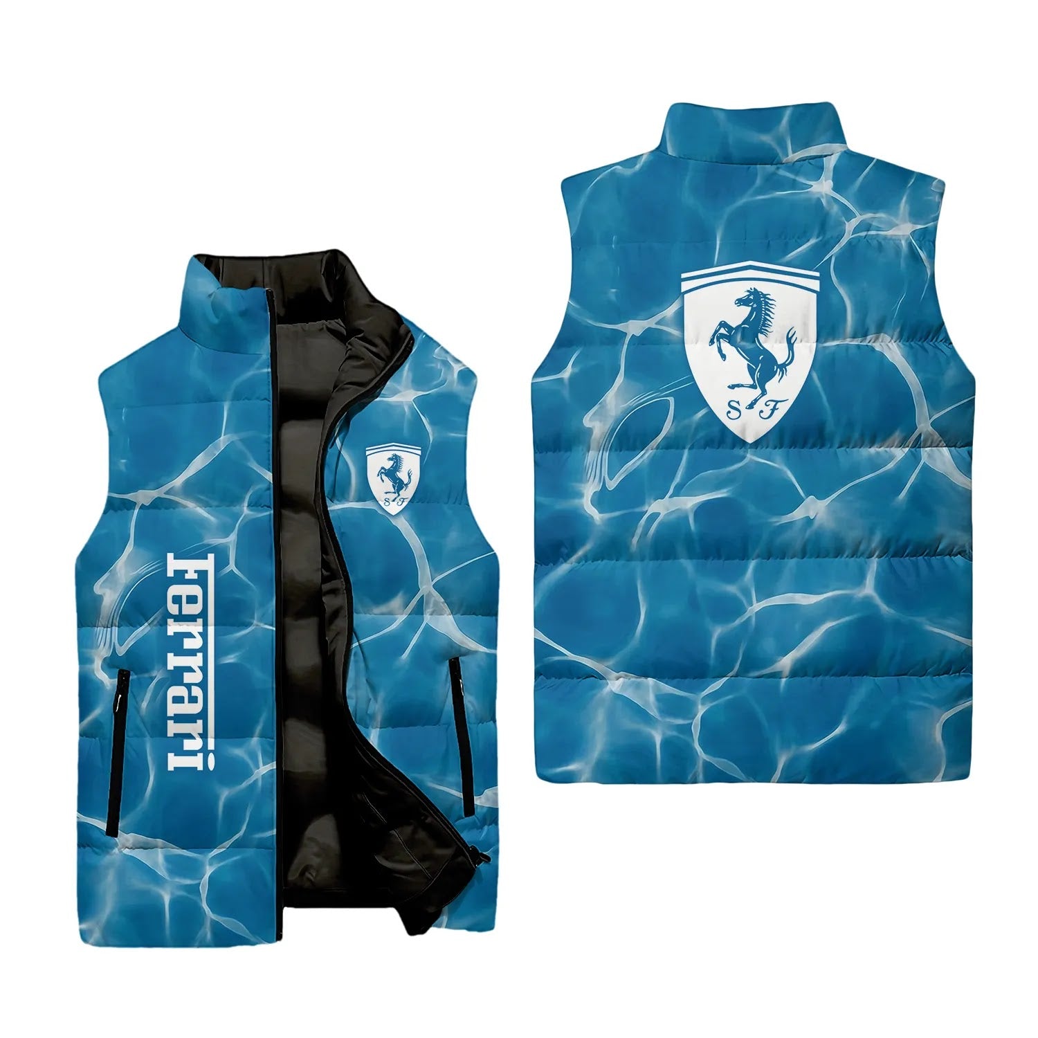 Ferrari Sleeveless Puffer Jacket SHW035