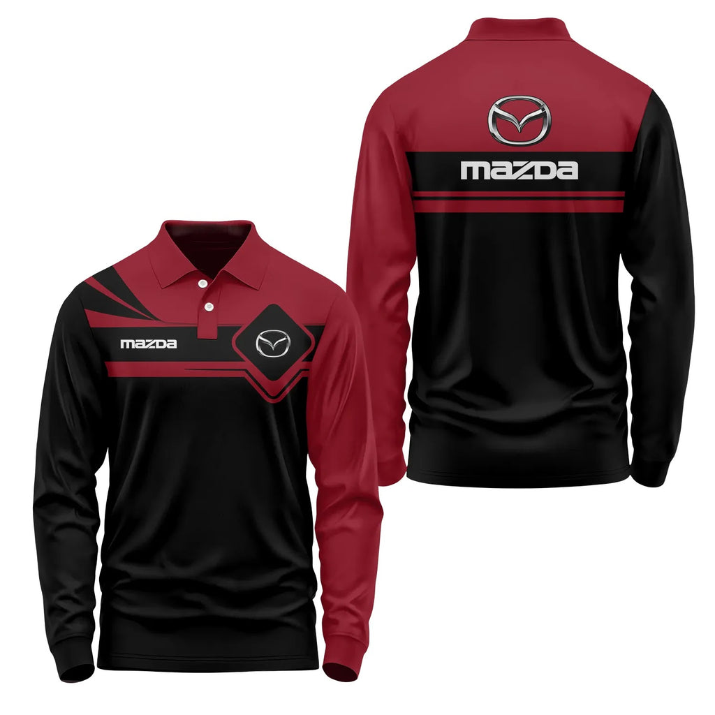 Mazda Long Sleeve Polo SC066