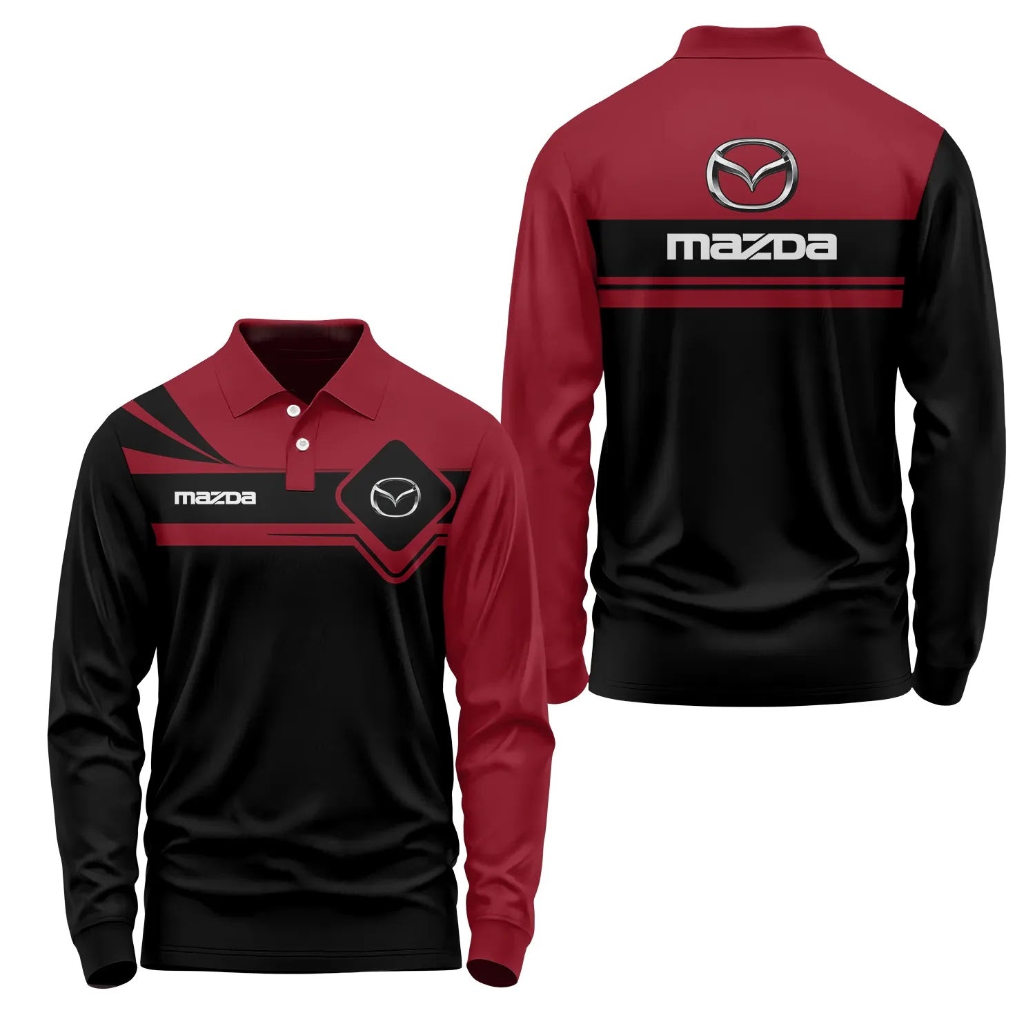 Mazda Long Sleeve Polo SC066