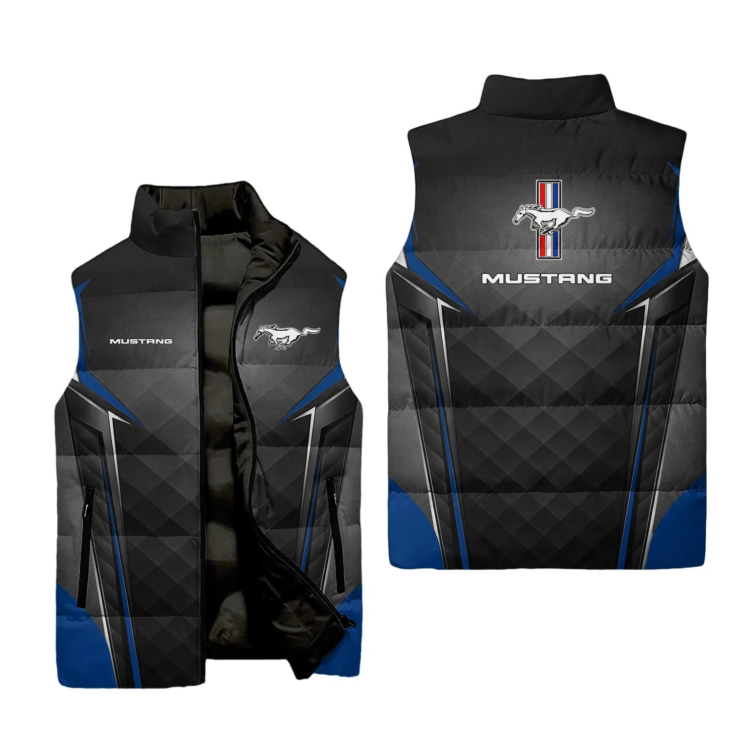 Ford Mustang Sleeveless Puffer Jacket SC074