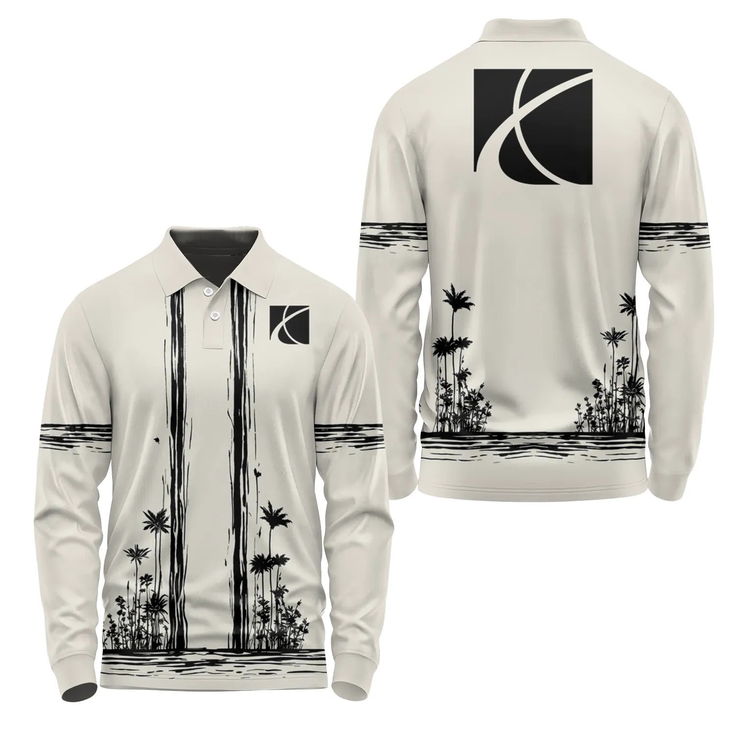 Saturn Long Sleeve Polo SHW043