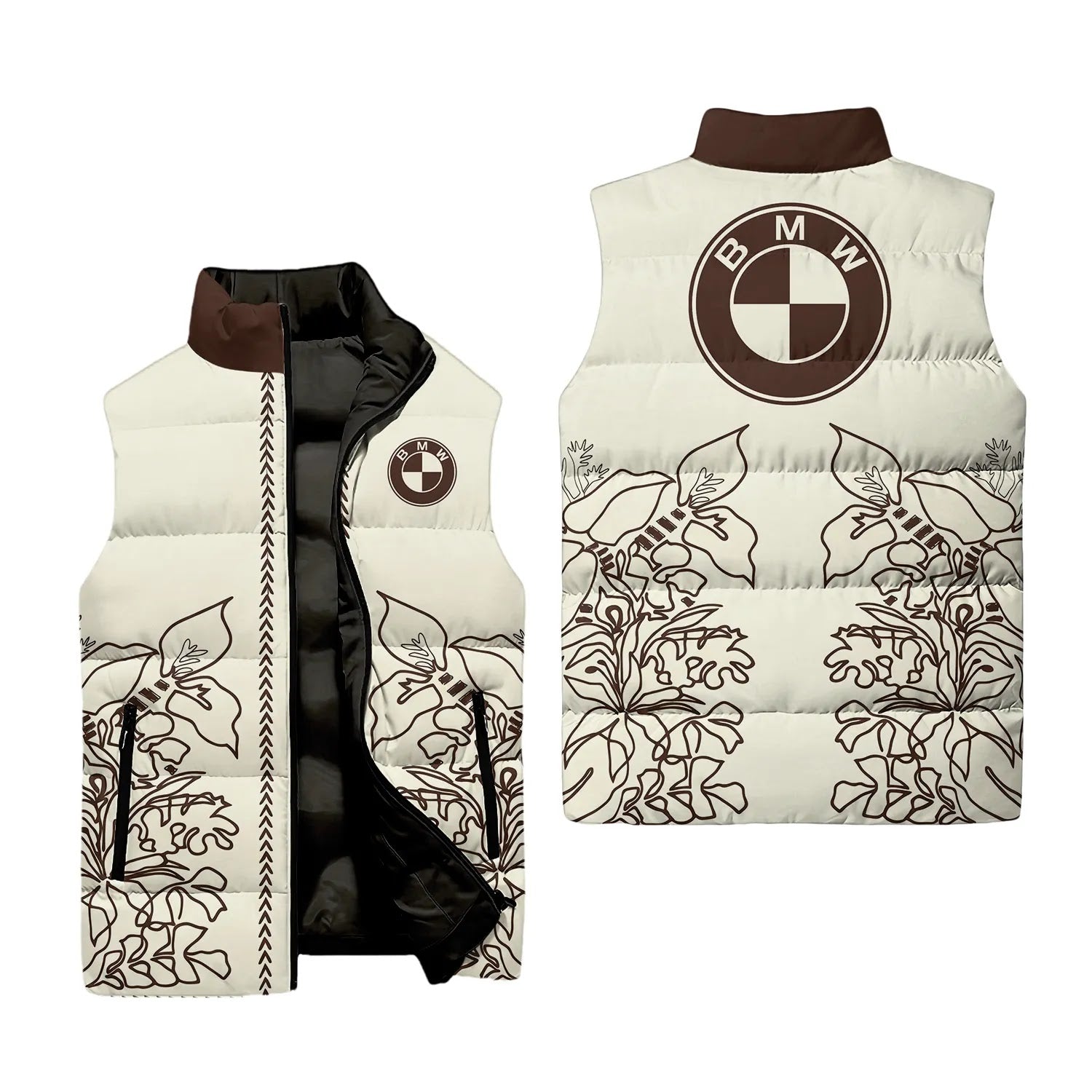 BMW Sleeveless Puffer Jacket SHW064