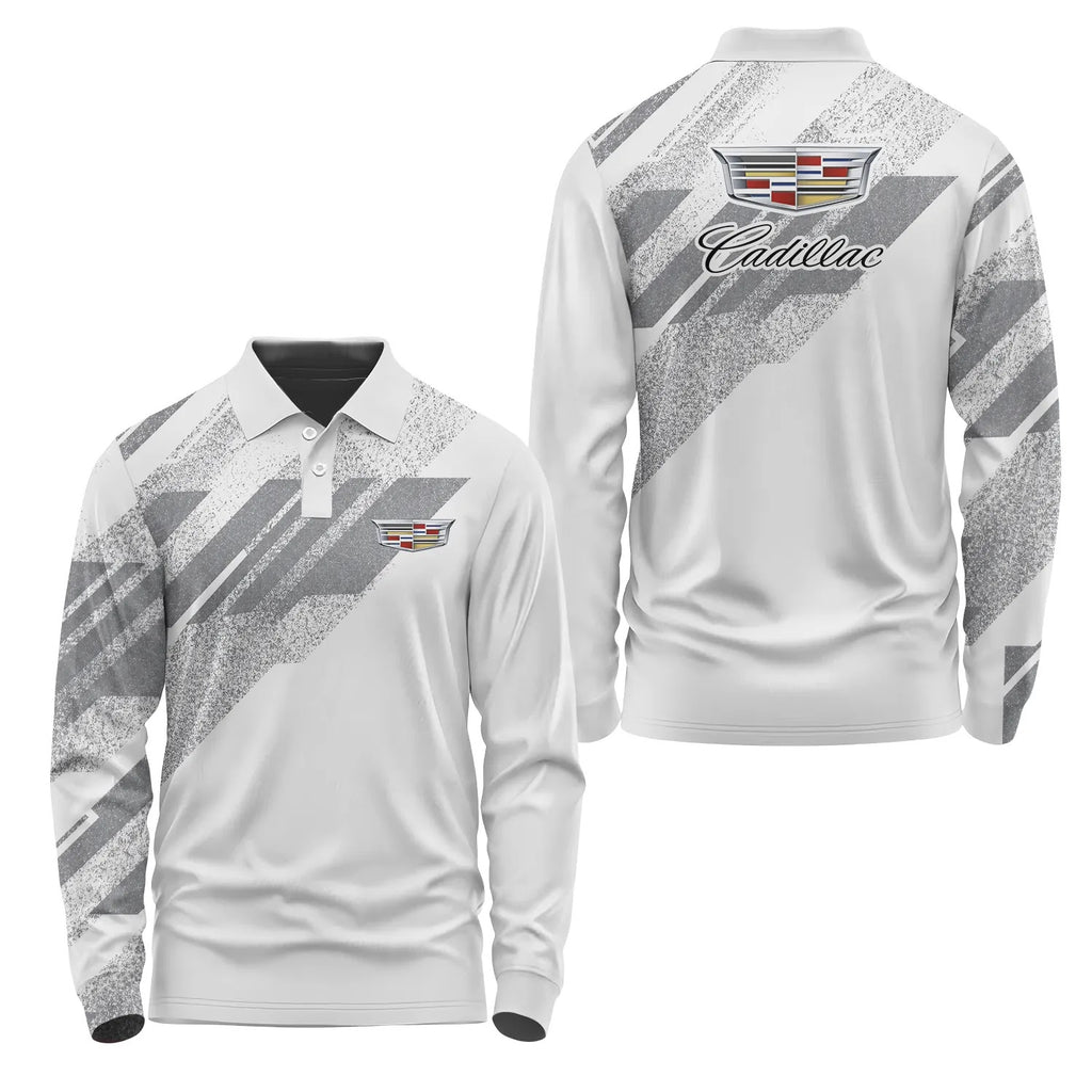 Cadillac Long Sleeve Polo SC105