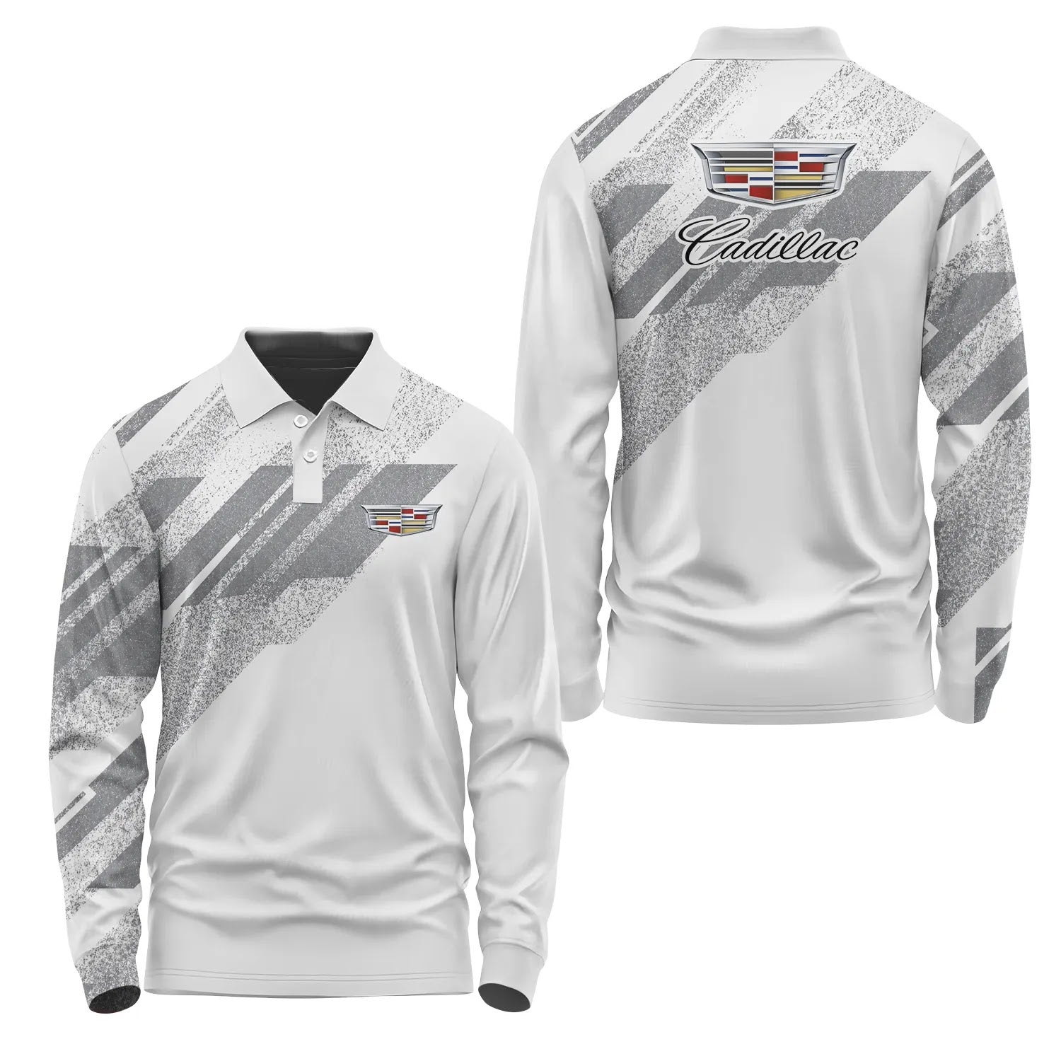Cadillac Long Sleeve Polo SC105