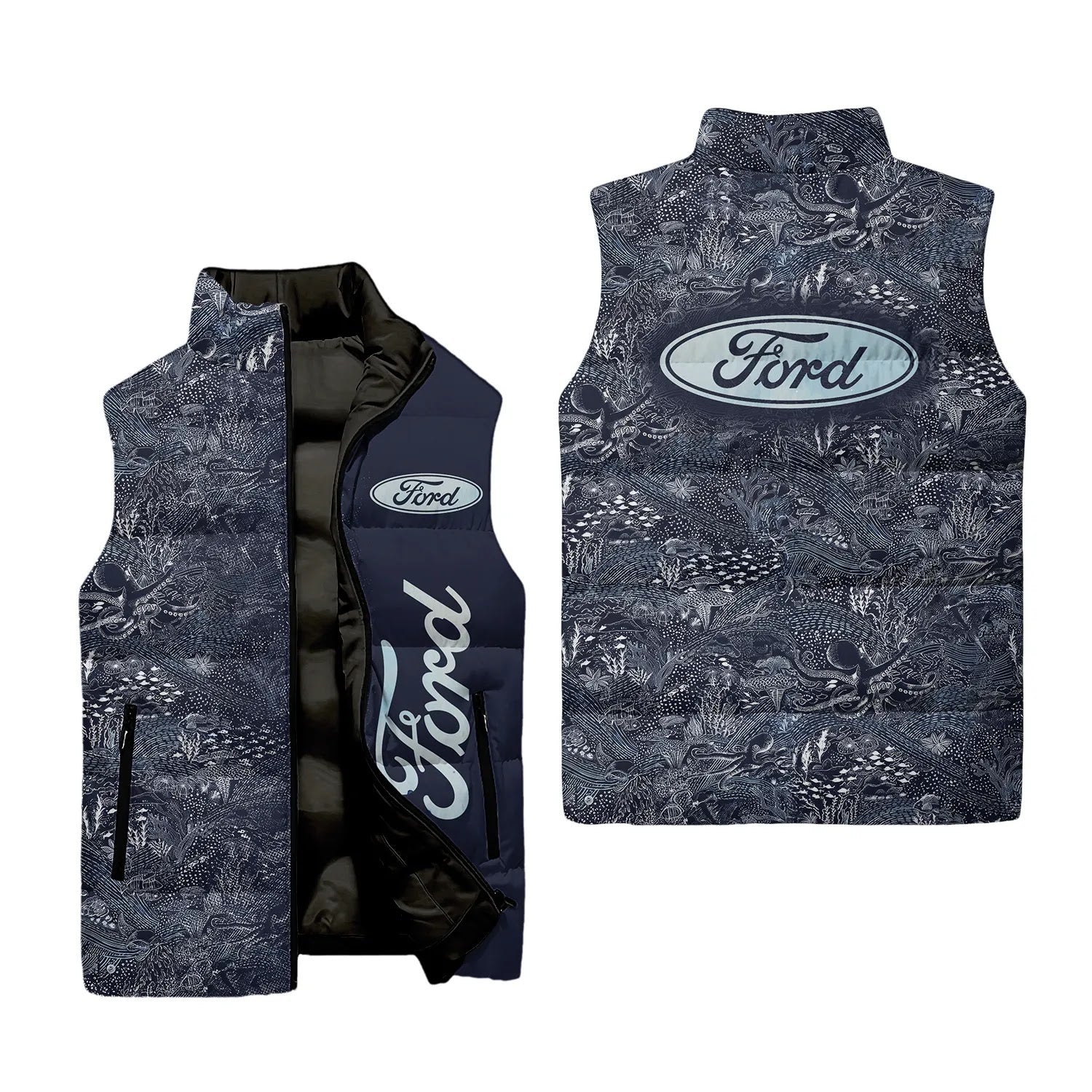 Ford Sleeveless Puffer Jacket SHW006