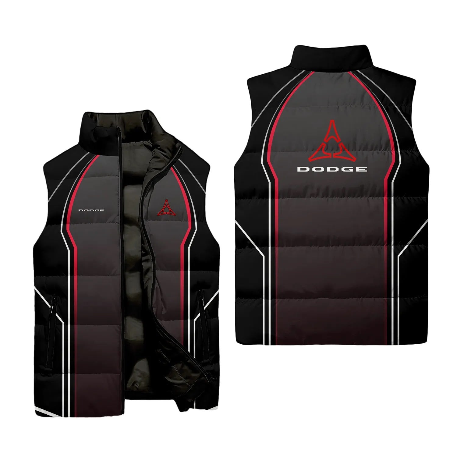 Dodge Sleeveless Puffer Jacket SC061