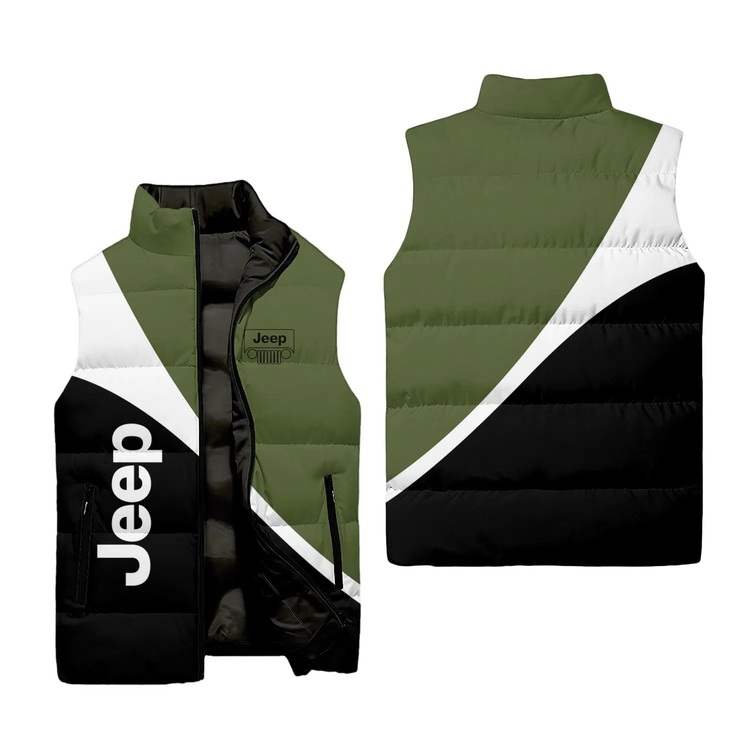 Jeep Sleeveless Puffer Jacket SC090