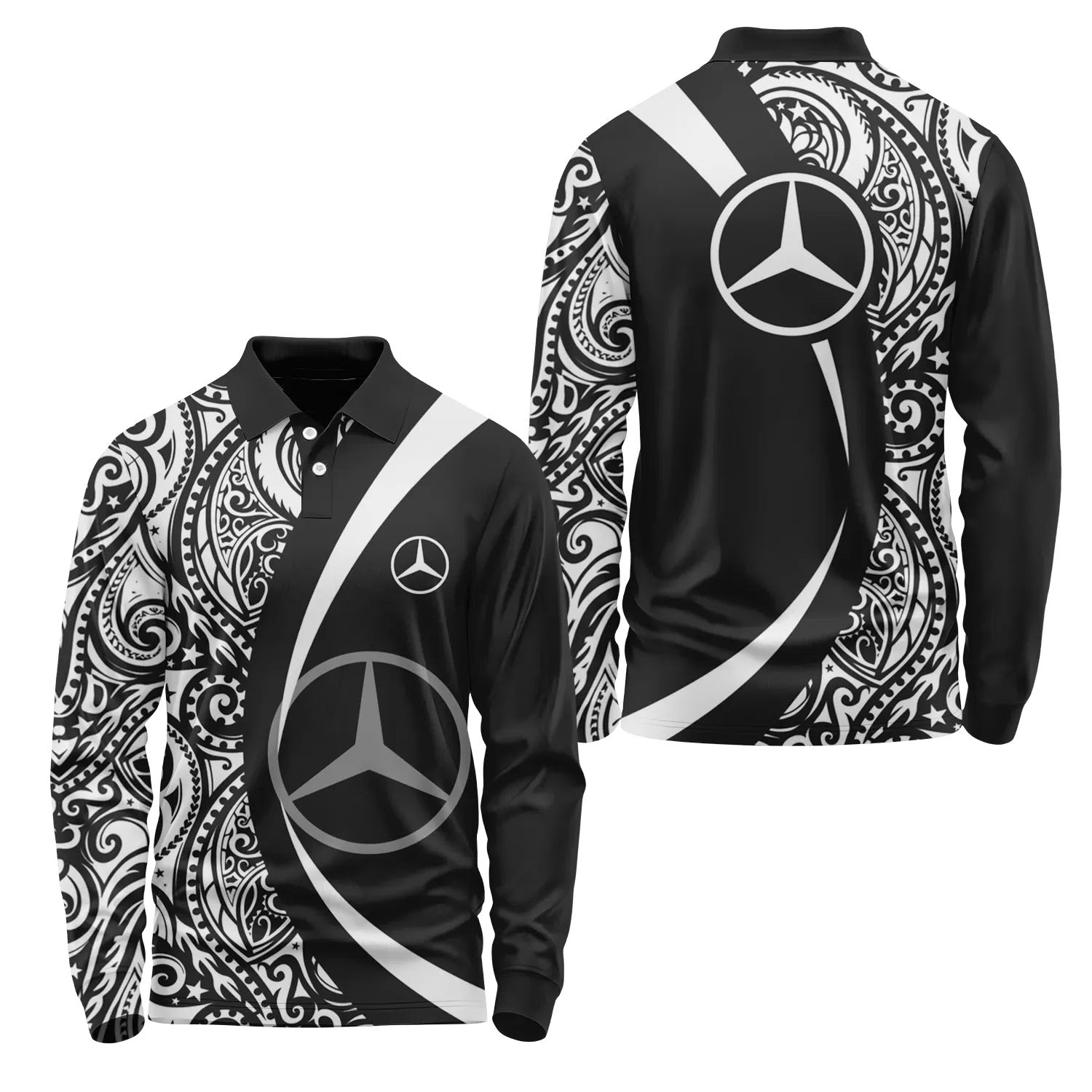Mercedes-Benz Long Sleeve Polo SHW072