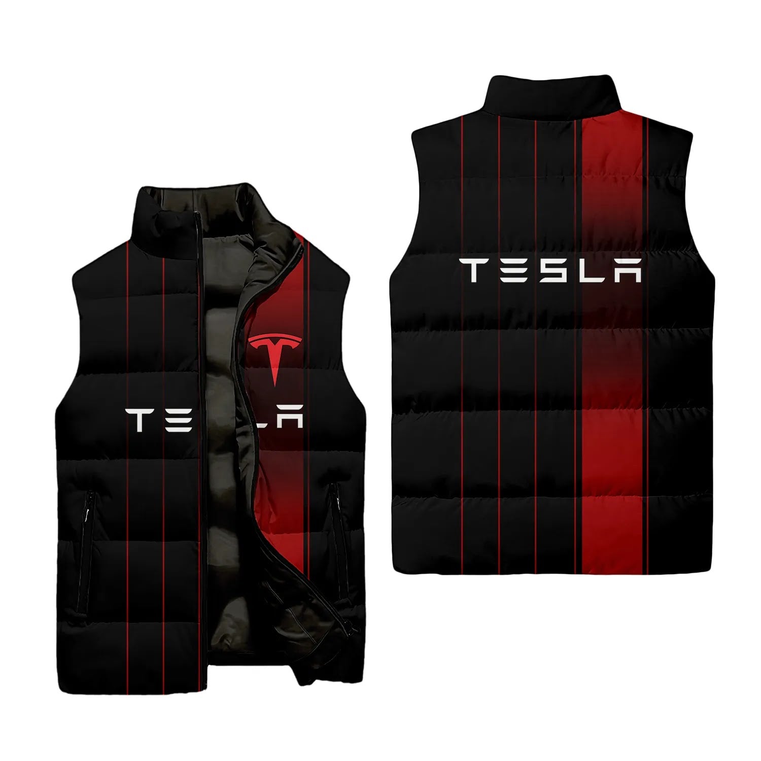 Tesla Sleeveless Puffer Jacket SC068