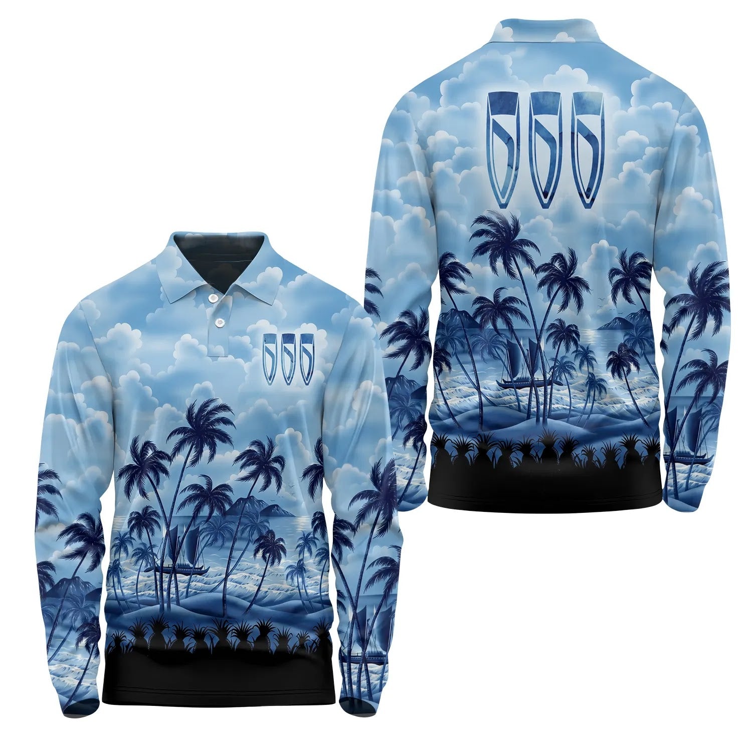 Buick Long Sleeve Polo SHW018