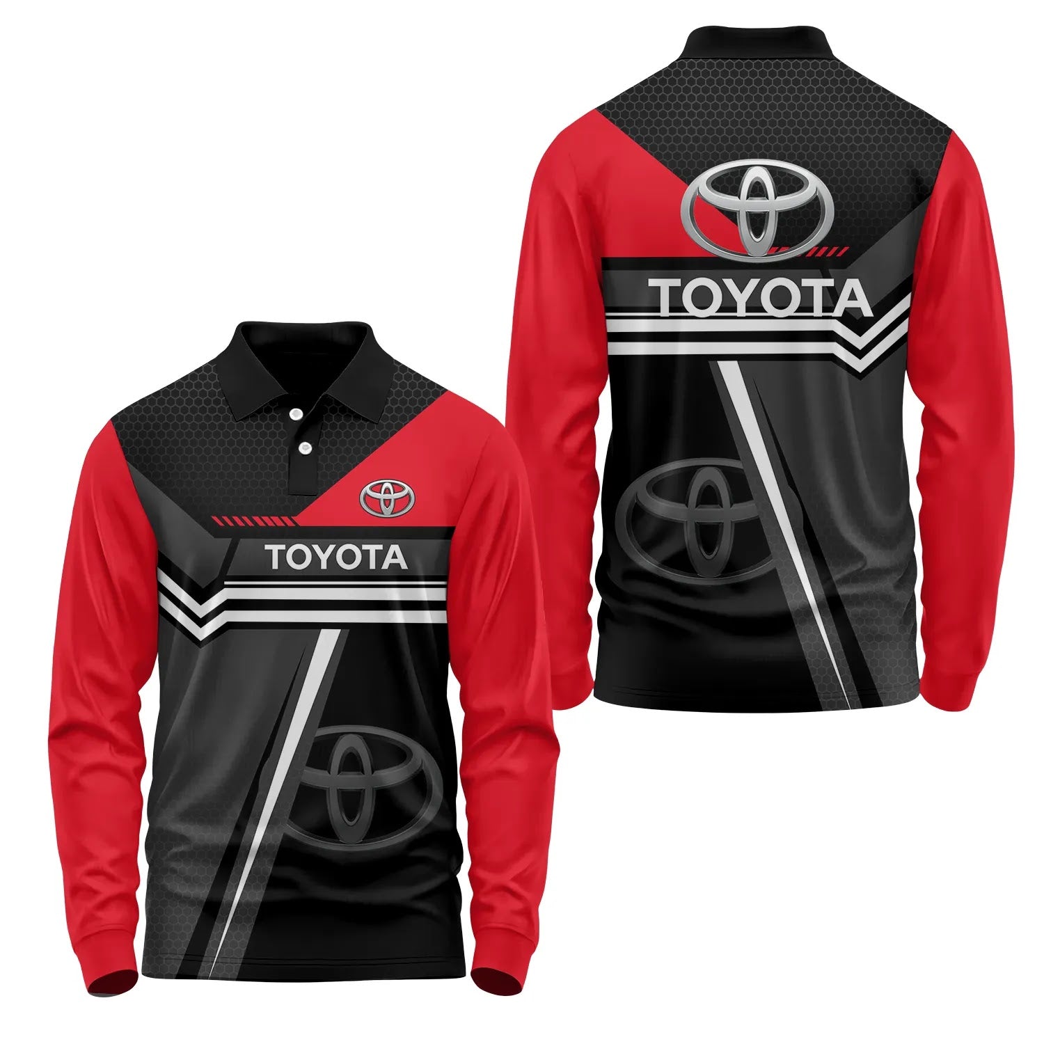 Toyota Long Sleeve Polo SC071