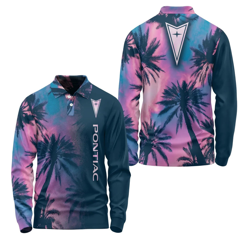 Pontiac Long Sleeve Polo SHW030