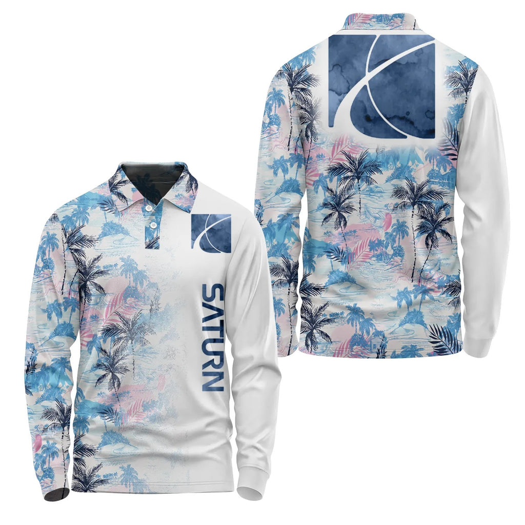 Saturn Long Sleeve Polo SHW029