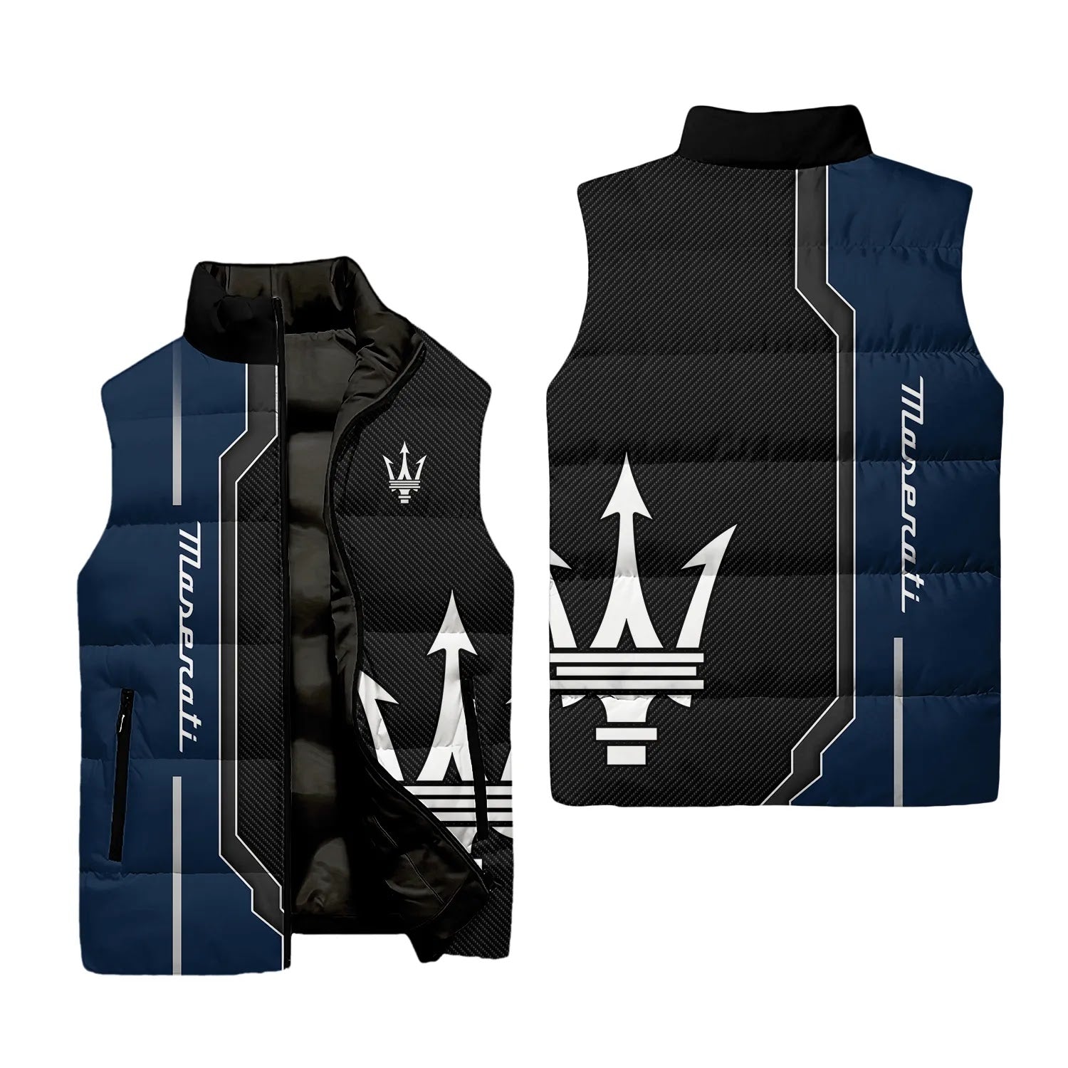 Maserati Sleeveless Puffer Jacket SC042