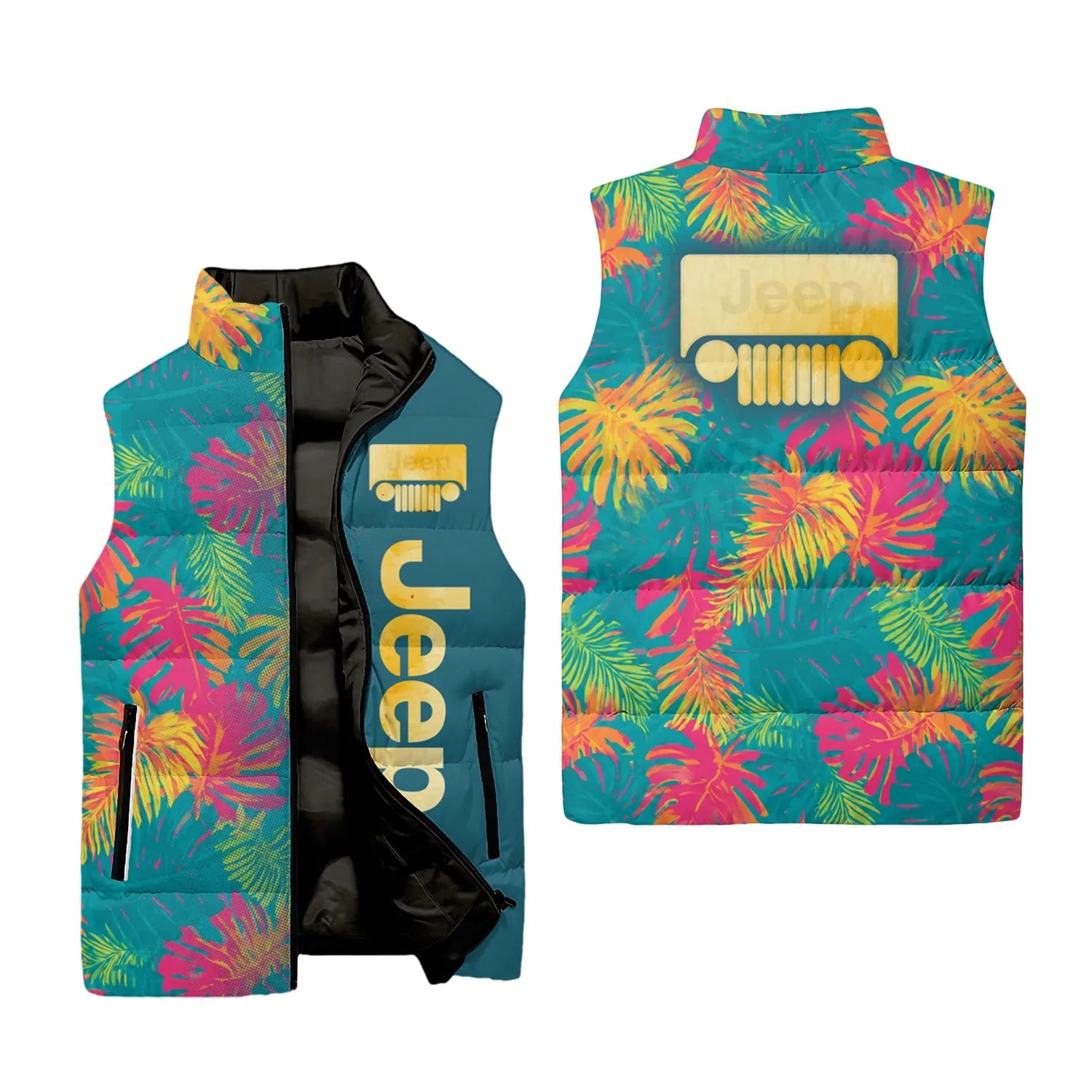 Jeep Sleeveless Puffer Jacket SHW059
