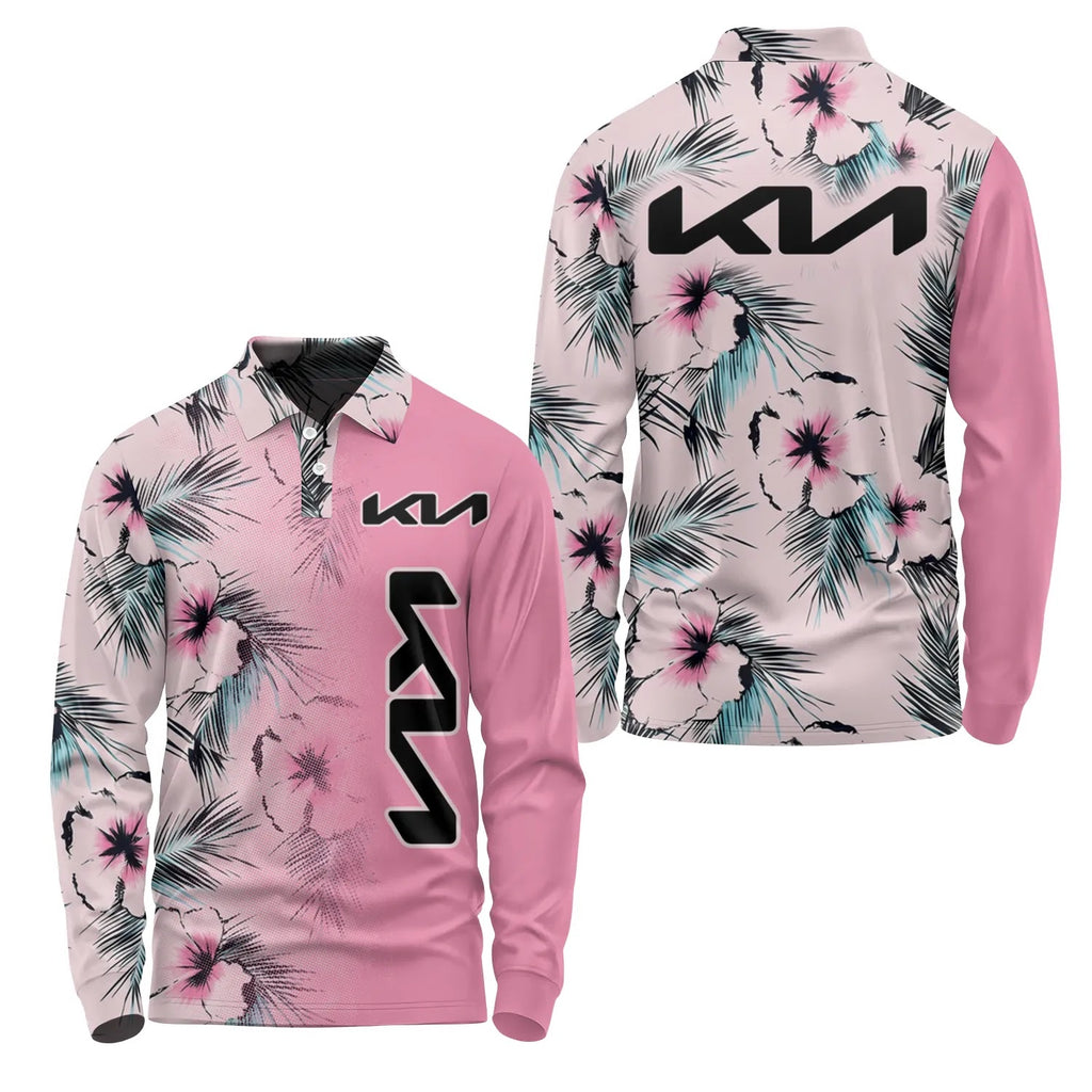 Kia Long Sleeve Polo SHW056