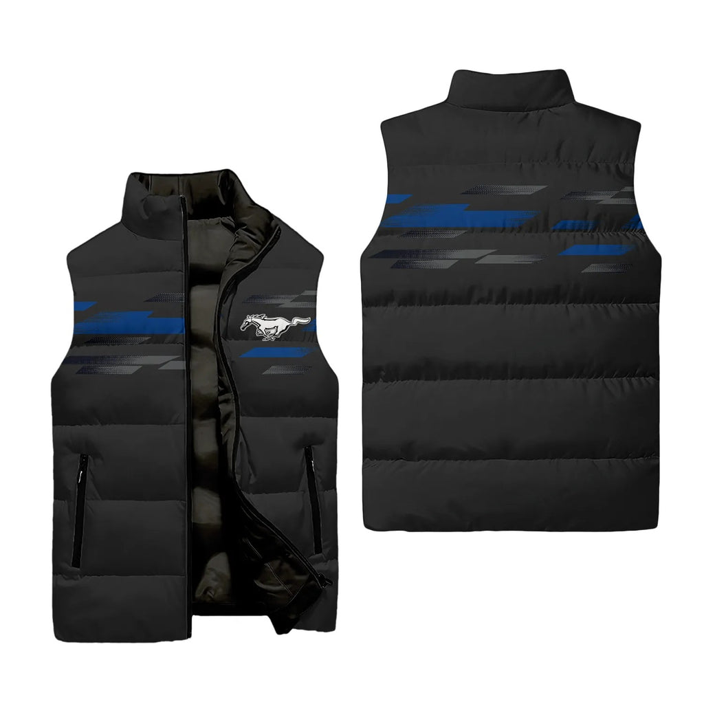 Ford Mustang Sleeveless Puffer Jacket SC100