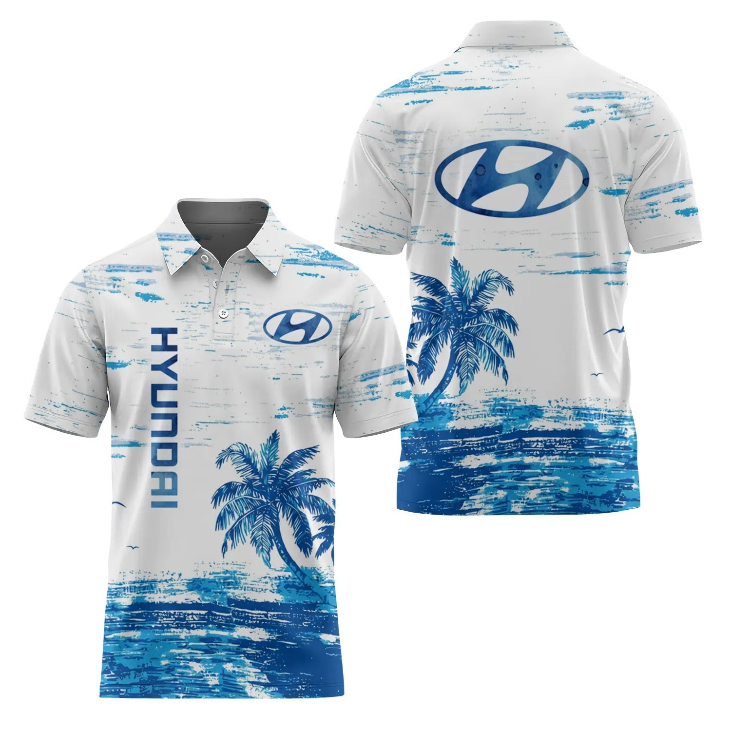 Hyundai Short Sleeve Polo SHW069