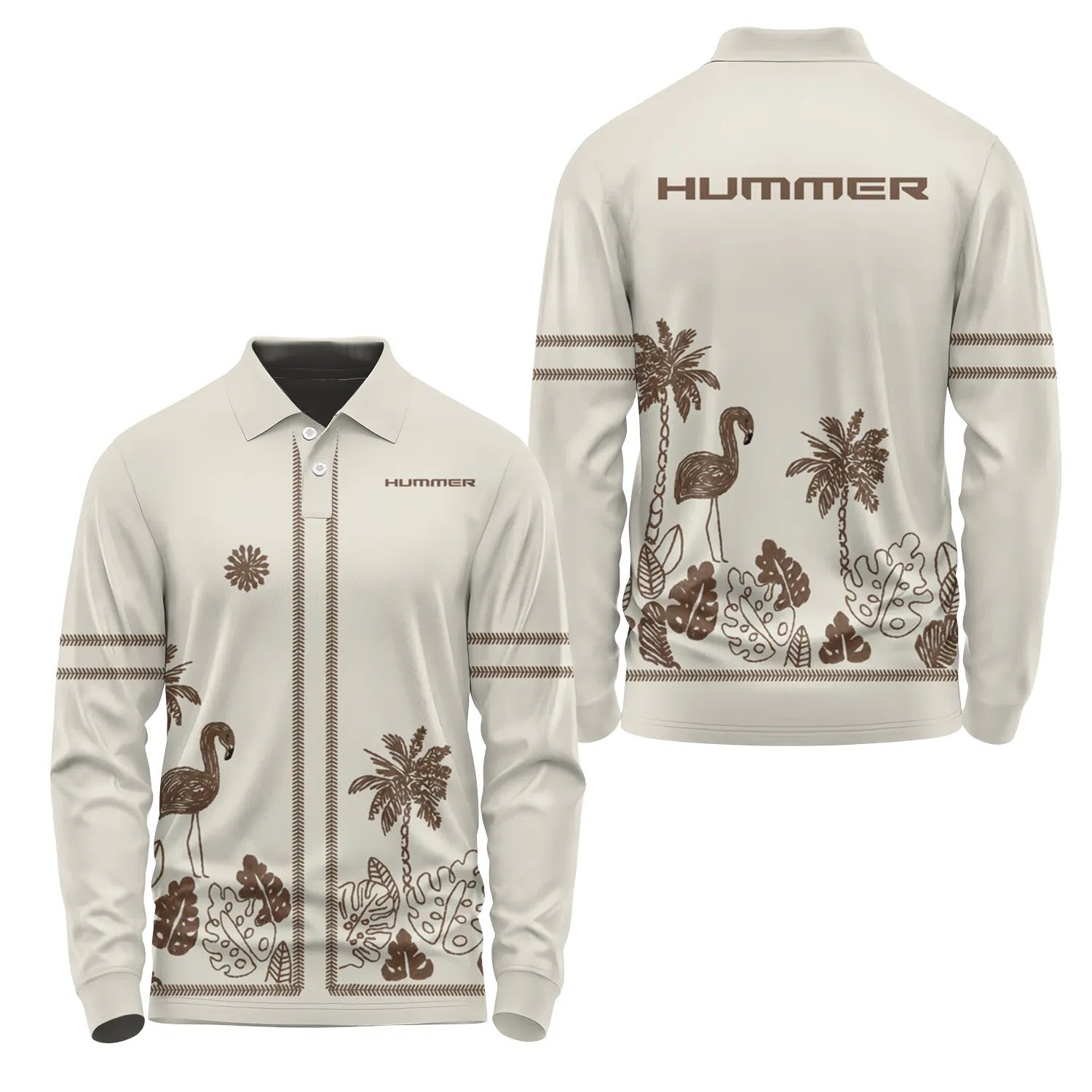 Hummer Long Sleeve Polo SHW044