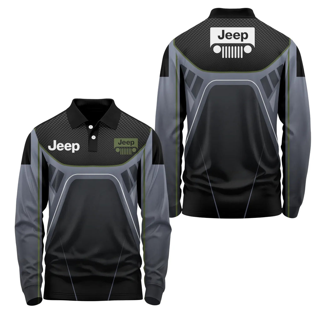 Jeep Long Sleeve Polo SC088