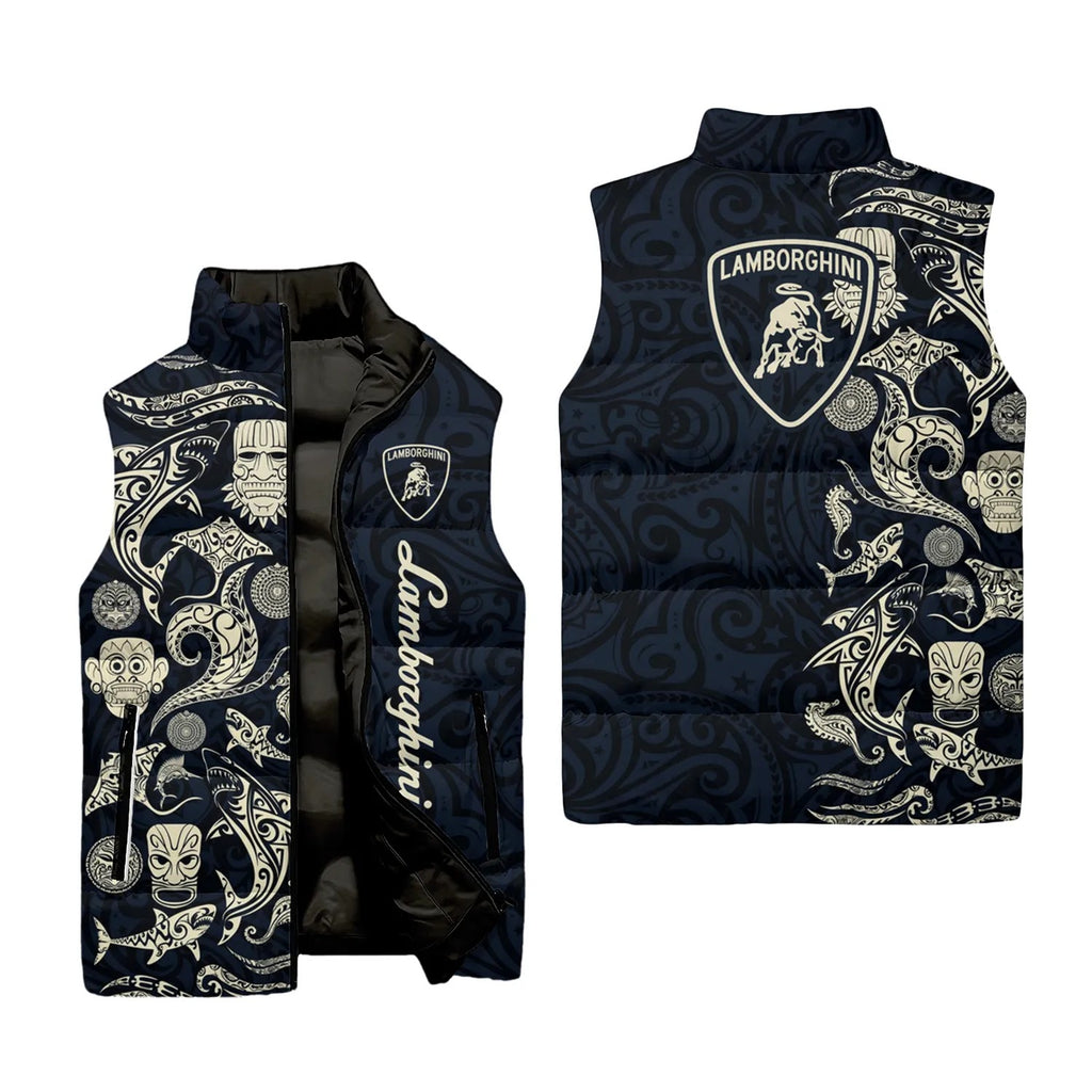 Lamborghini Sleeveless Puffer Jacket SHW033