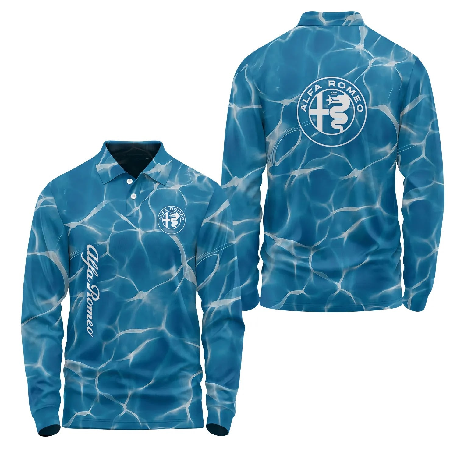Alfa Romeo Long Sleeve Polo SHW035