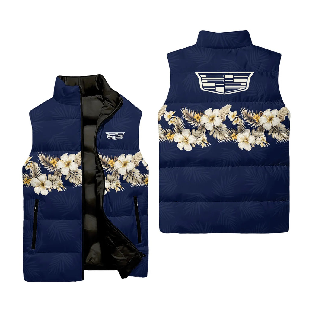 Cadillac Sleeveless Puffer Jacket SHW047
