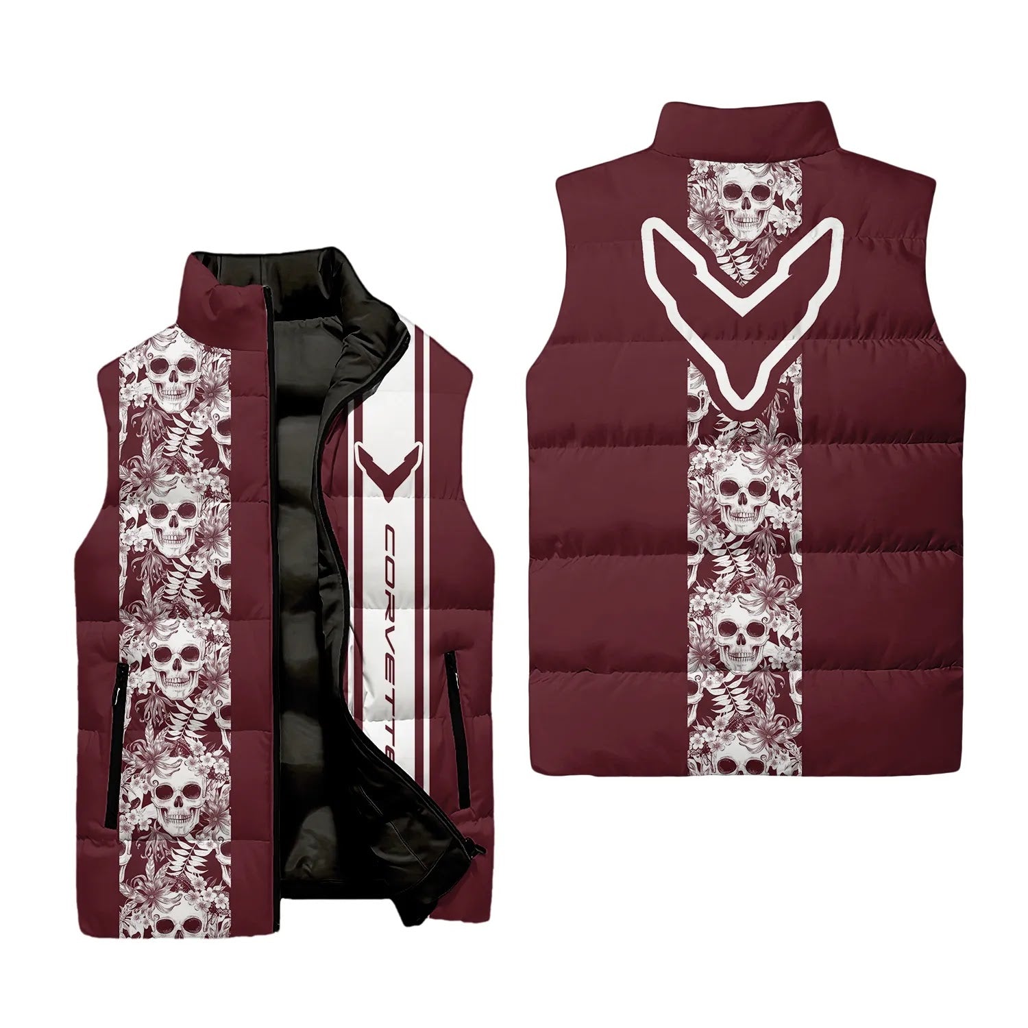 Corvette Sleeveless Puffer Jacket SHW042