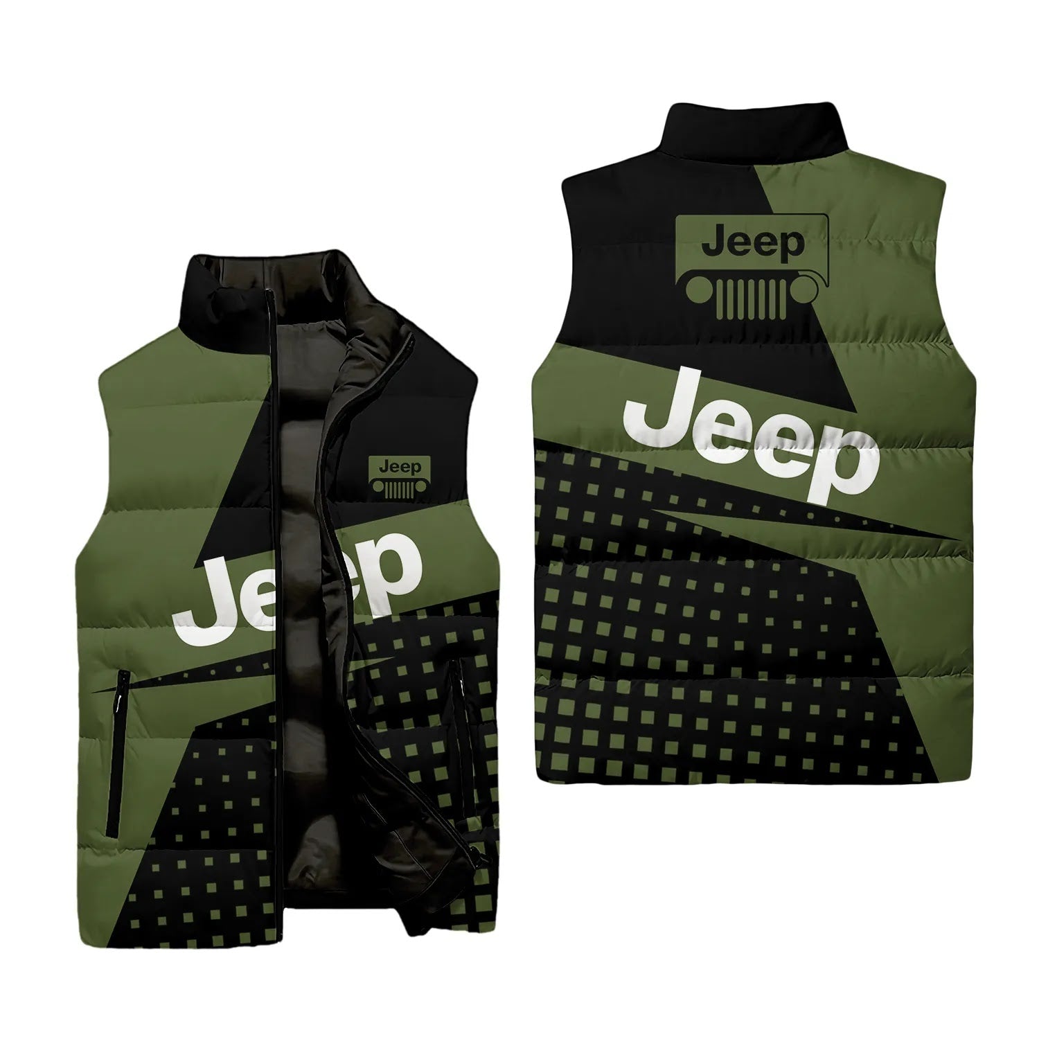 Jeep Sleeveless Puffer Jacket SC083