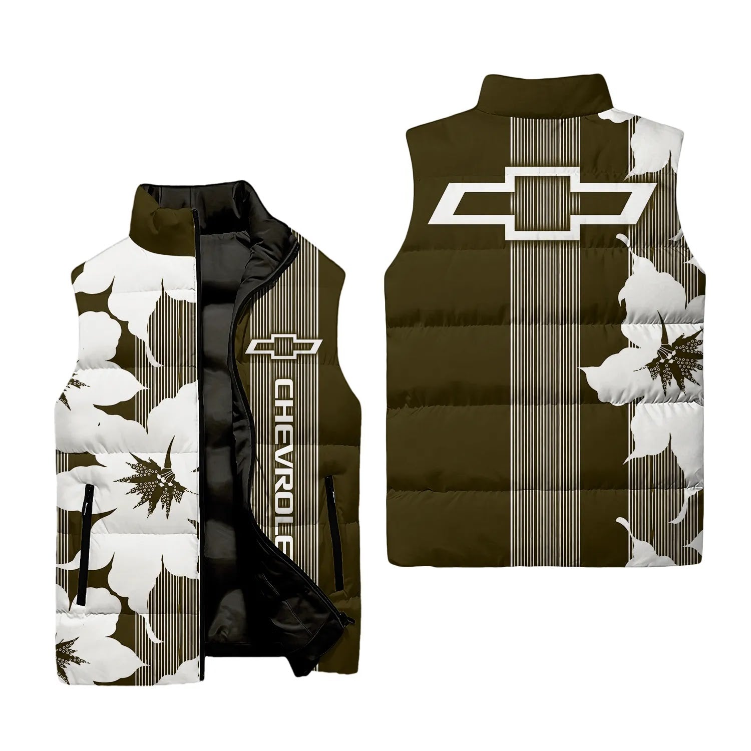 Chevrolet Sleeveless Puffer Jacket SHW039