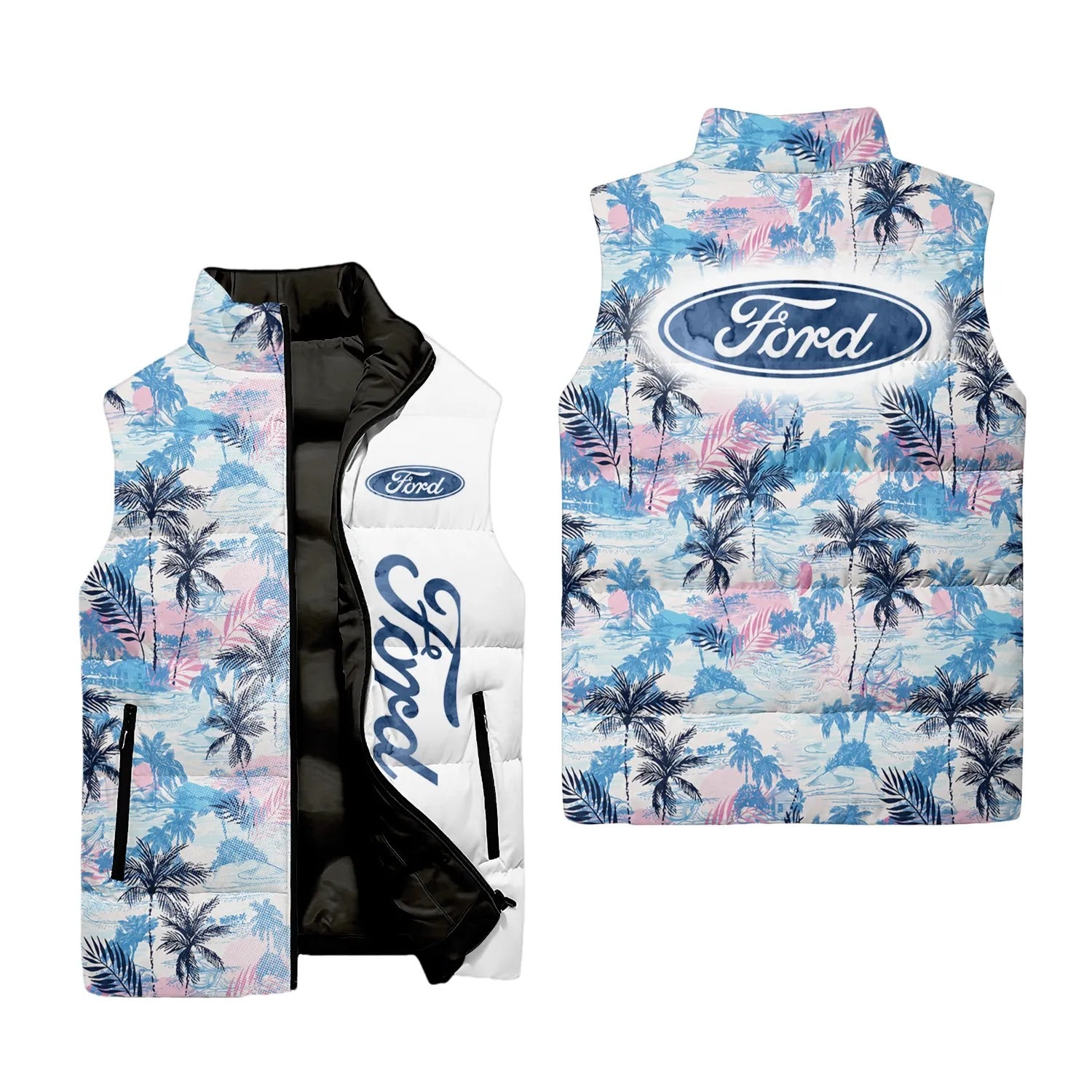 Ford Sleeveless Puffer Jacket SHW029
