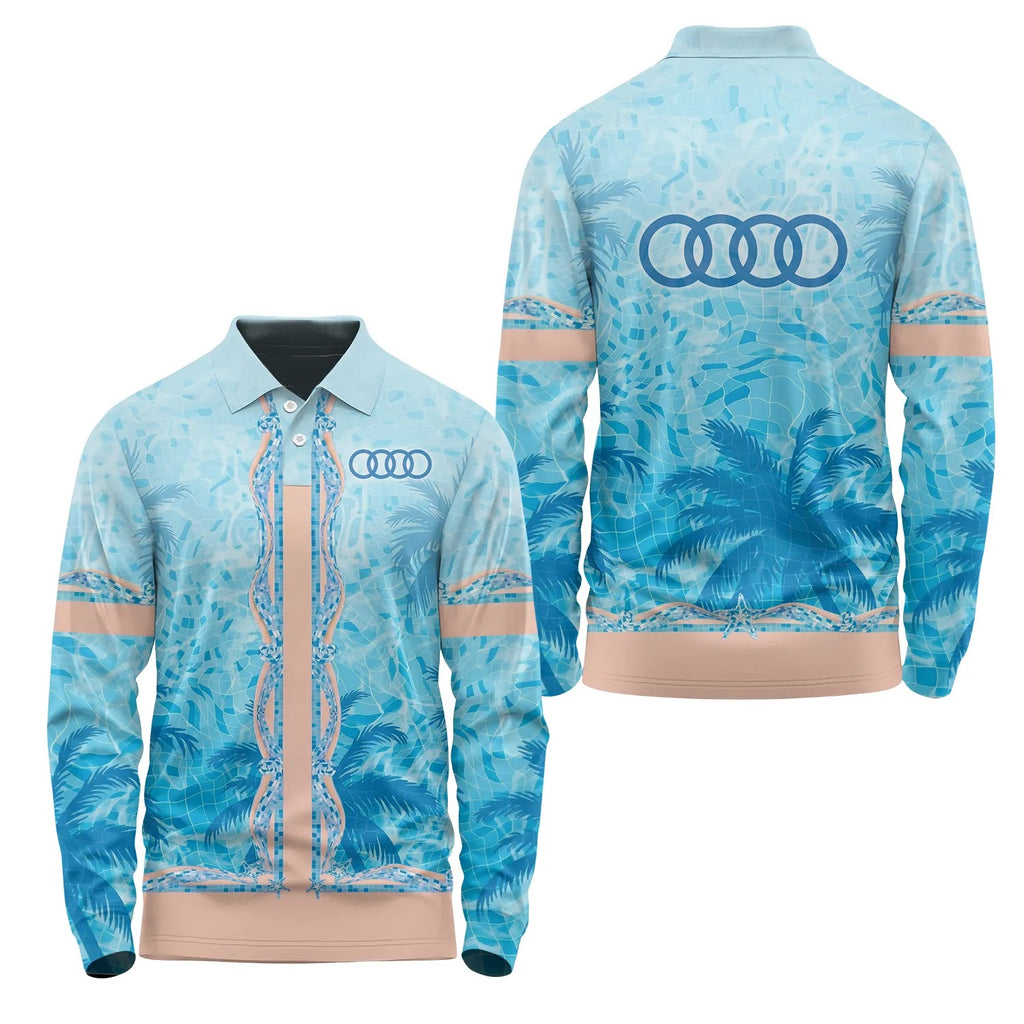 Audi Long Sleeve Polo SHW026