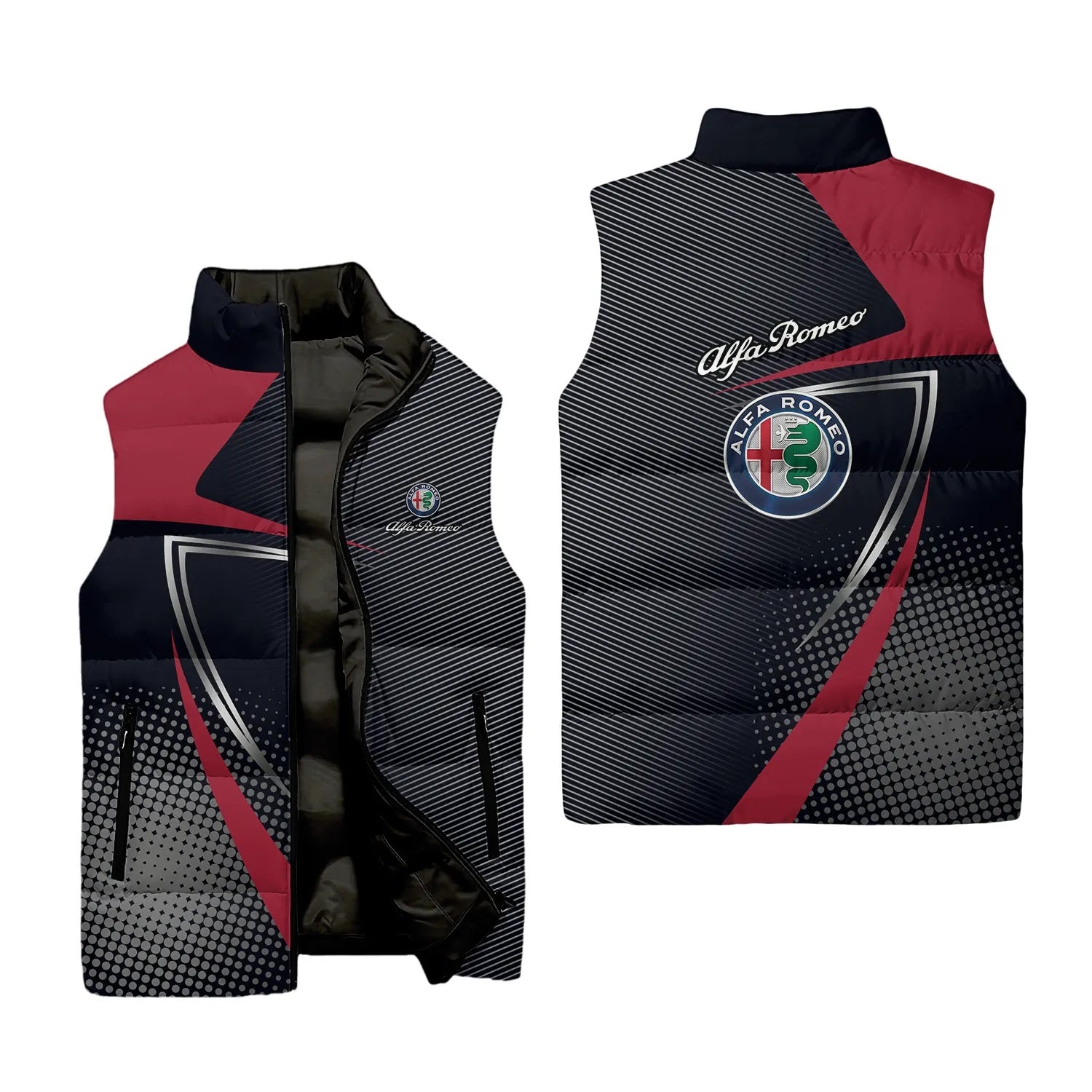 Alfa Romeo Sleeveless Puffer Jacket SC059