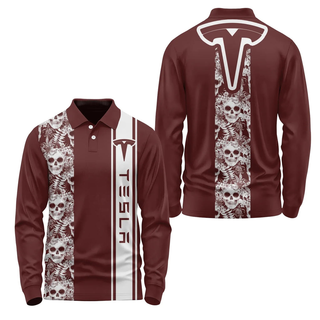 Tesla Long Sleeve Polo SHW042