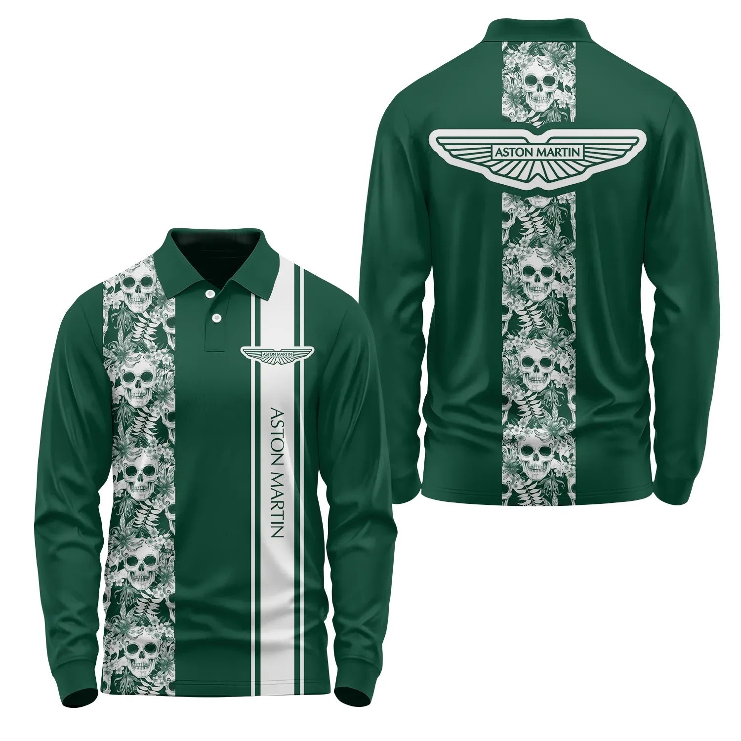 Aston Martin Long Sleeve Polo SHW042